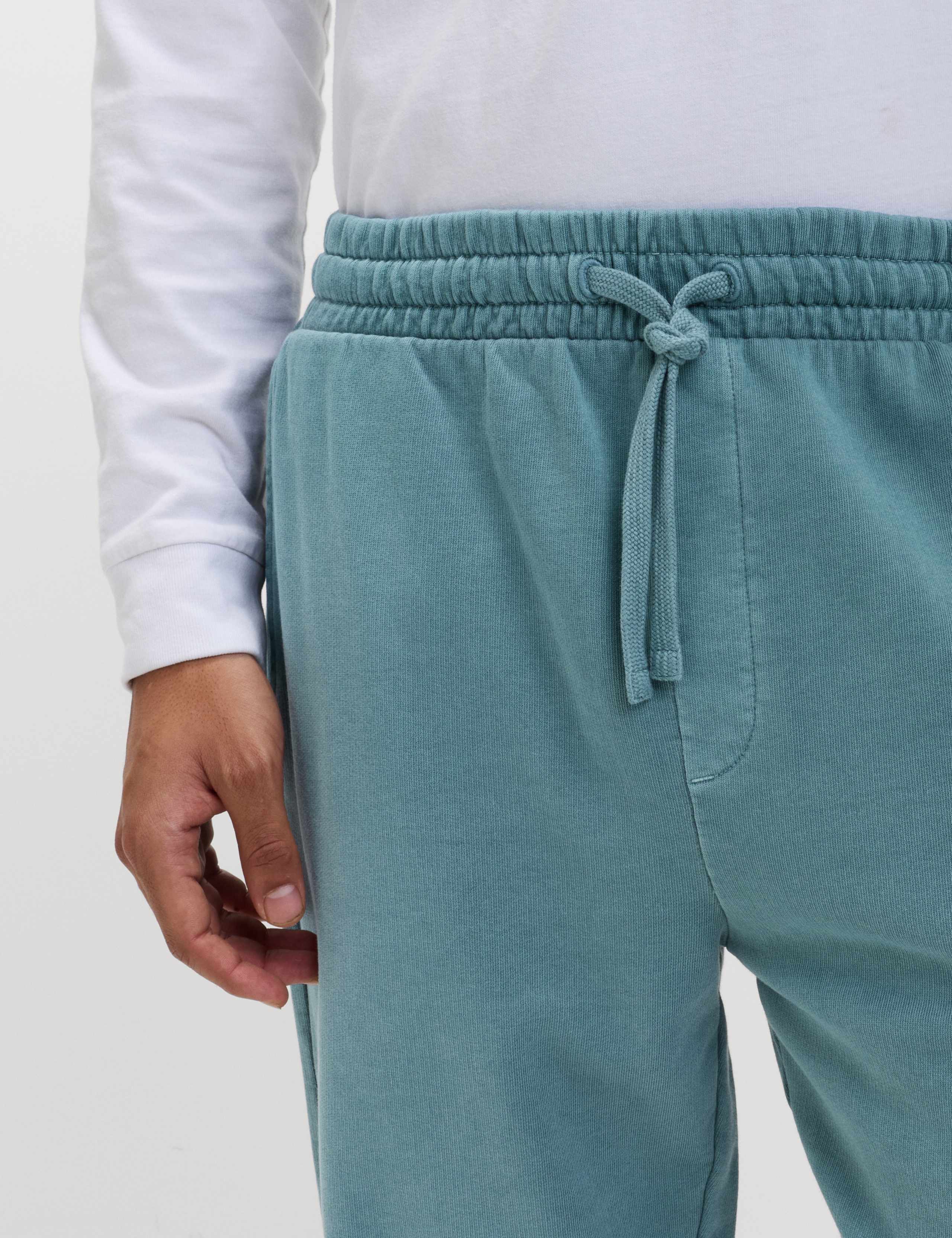 Garment Dyed Pure Cotton Joggers 3 of 5