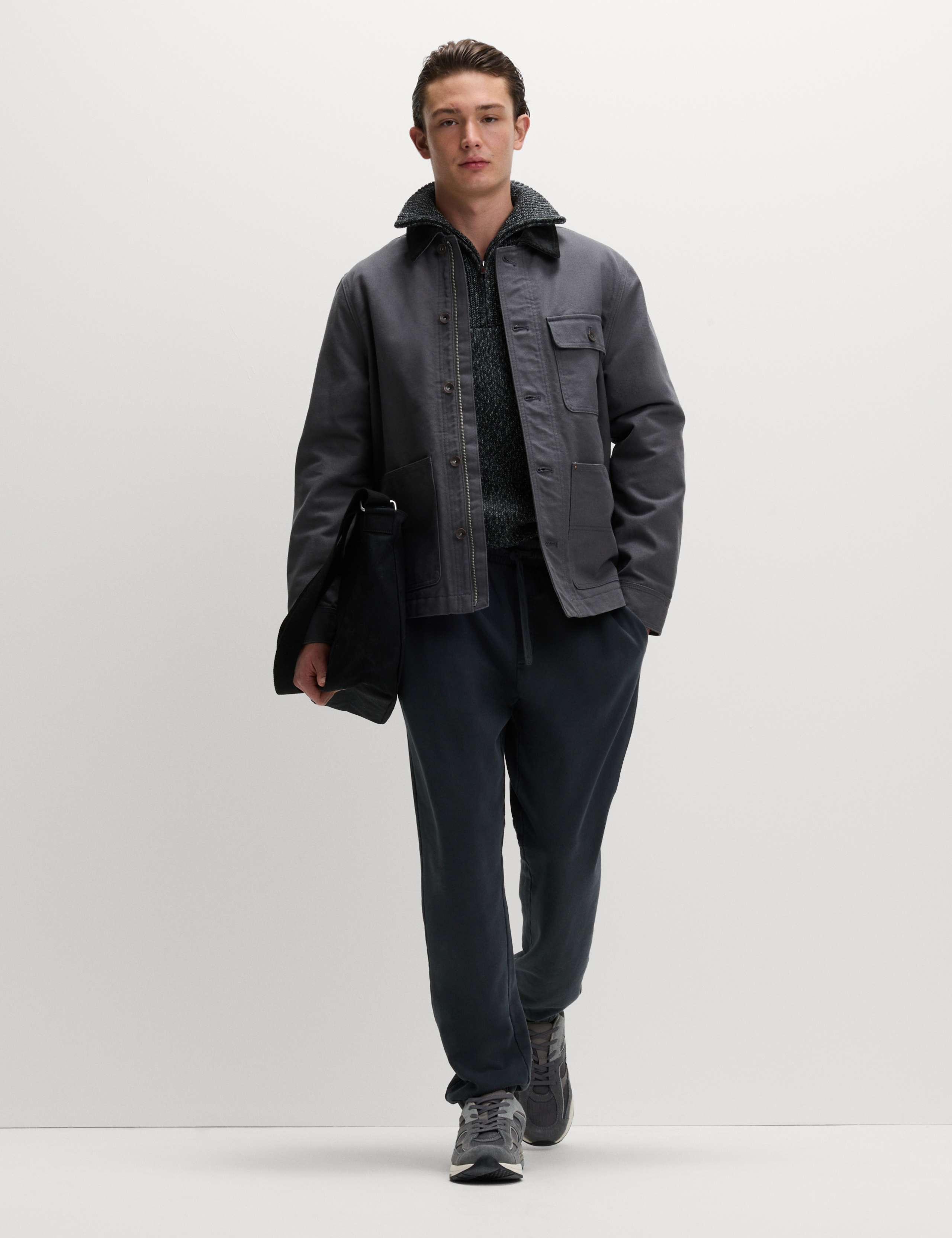 Garment Dyed Pure Cotton Joggers 4 of 6