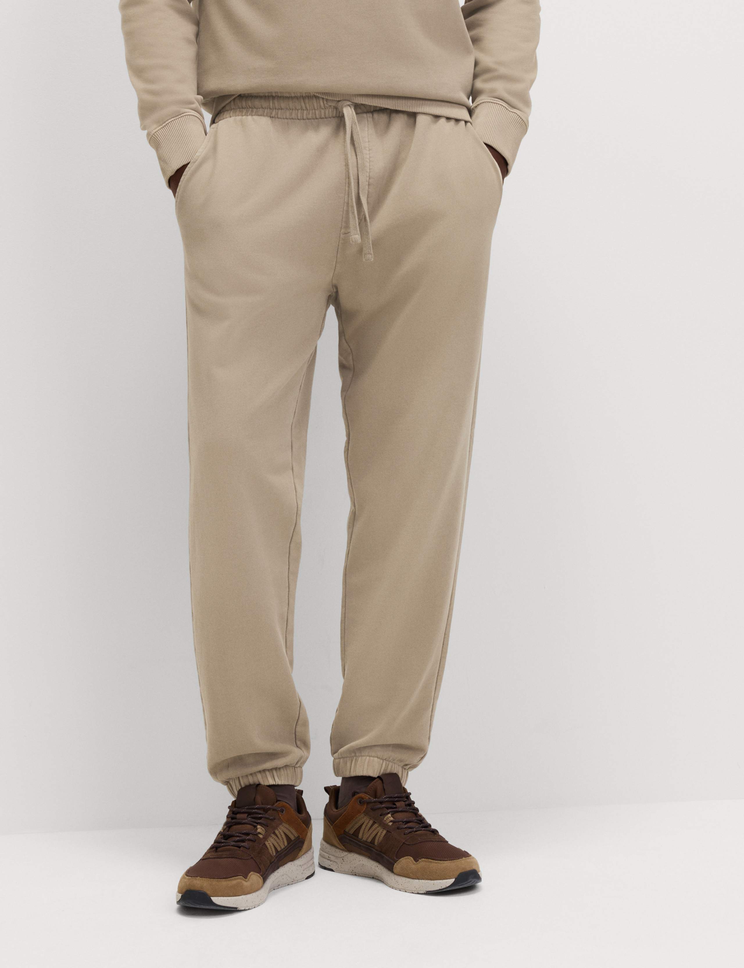 Garment Dyed Pure Cotton Joggers 1 of 6