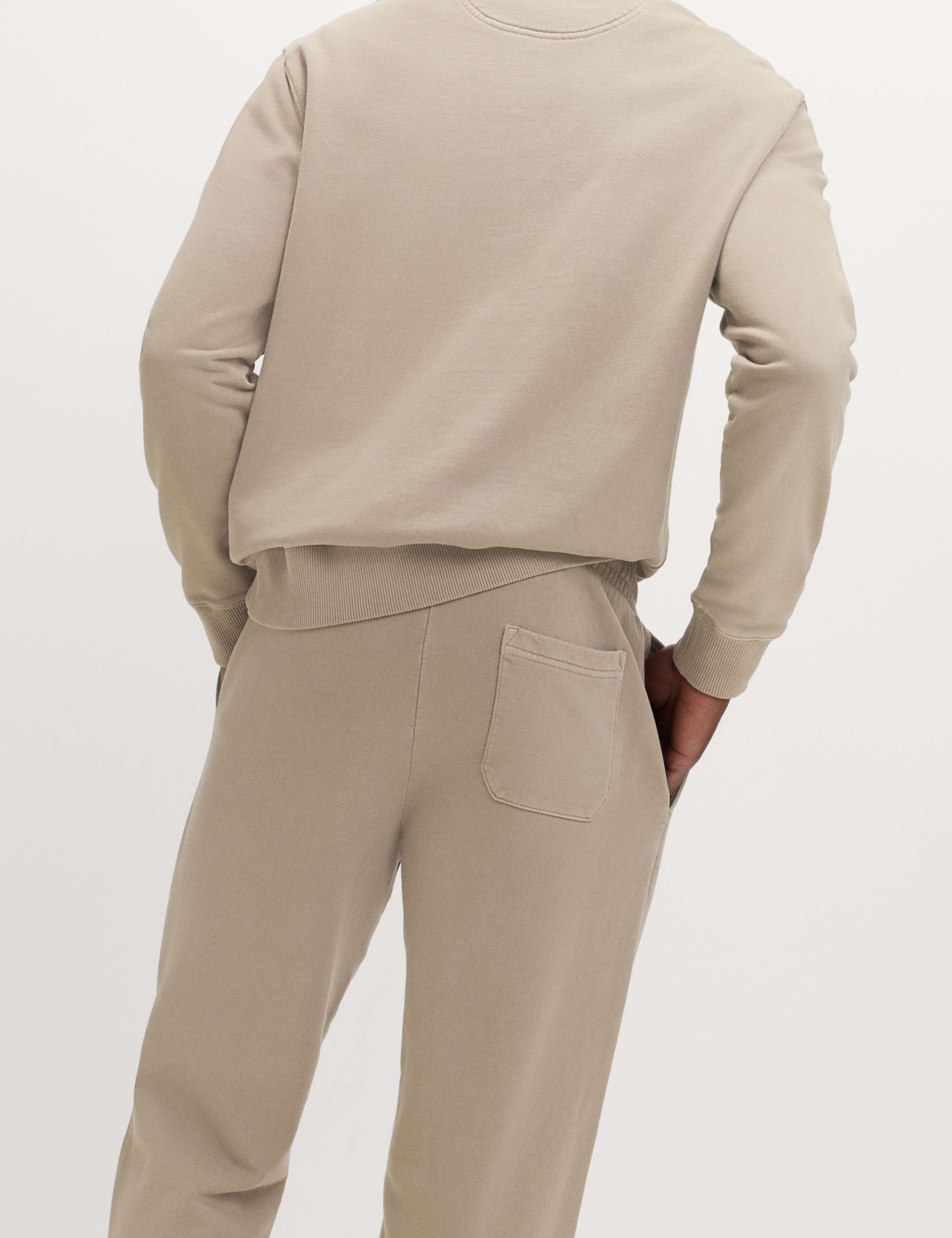 Garment Dyed Pure Cotton Joggers 5 of 6