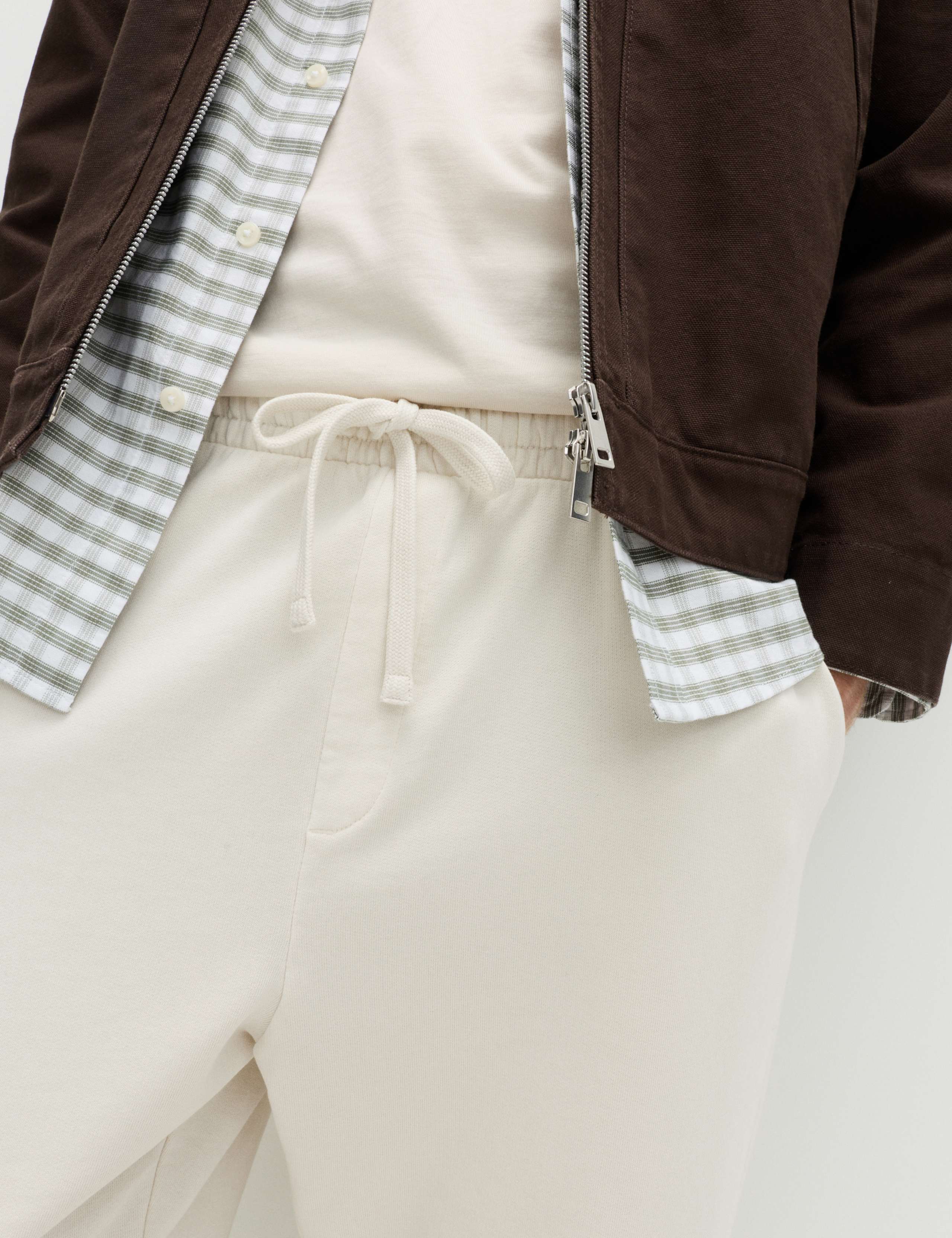 Garment Dyed Pure Cotton Joggers 4 of 7