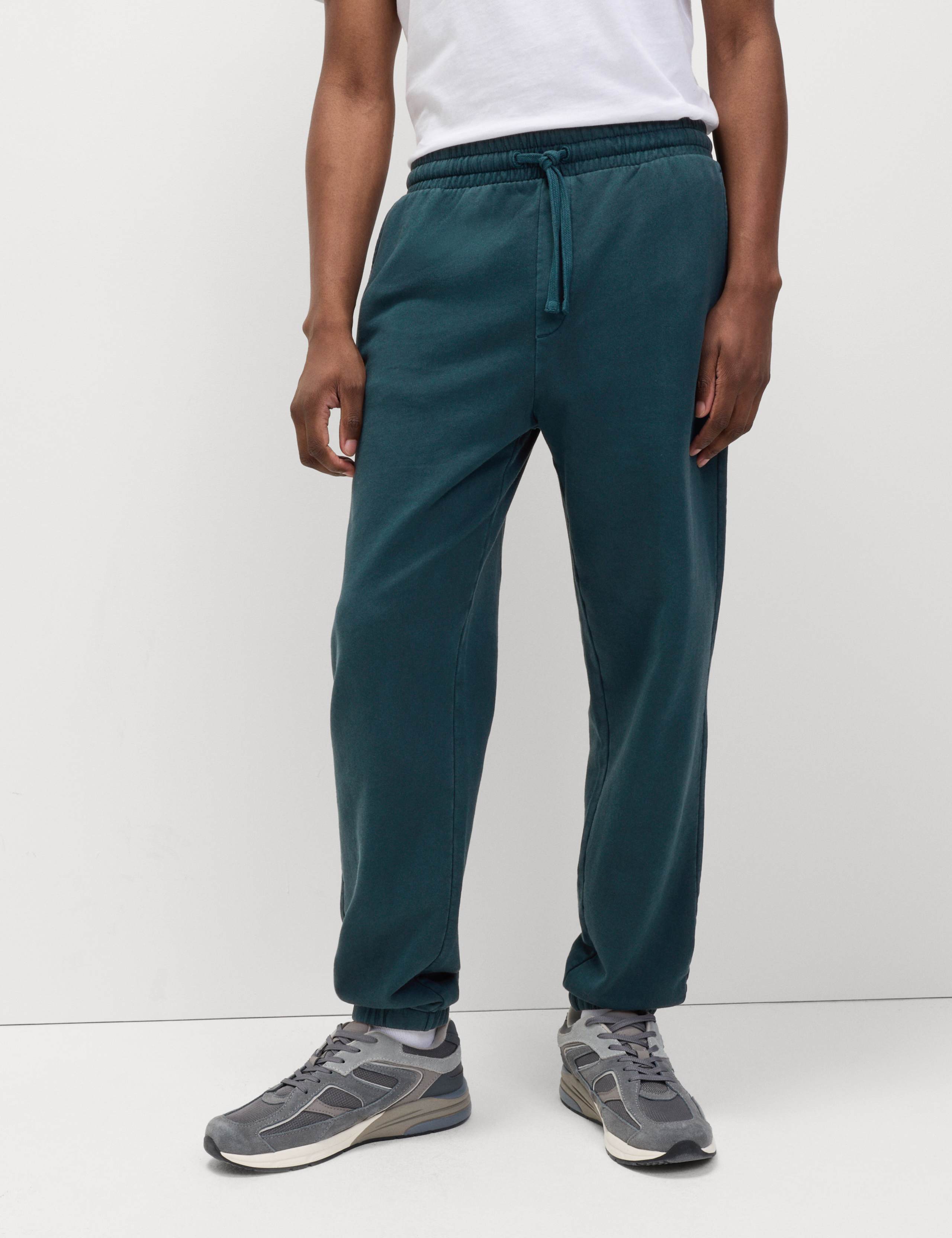 Garment Dyed Pure Cotton Joggers 1 of 5