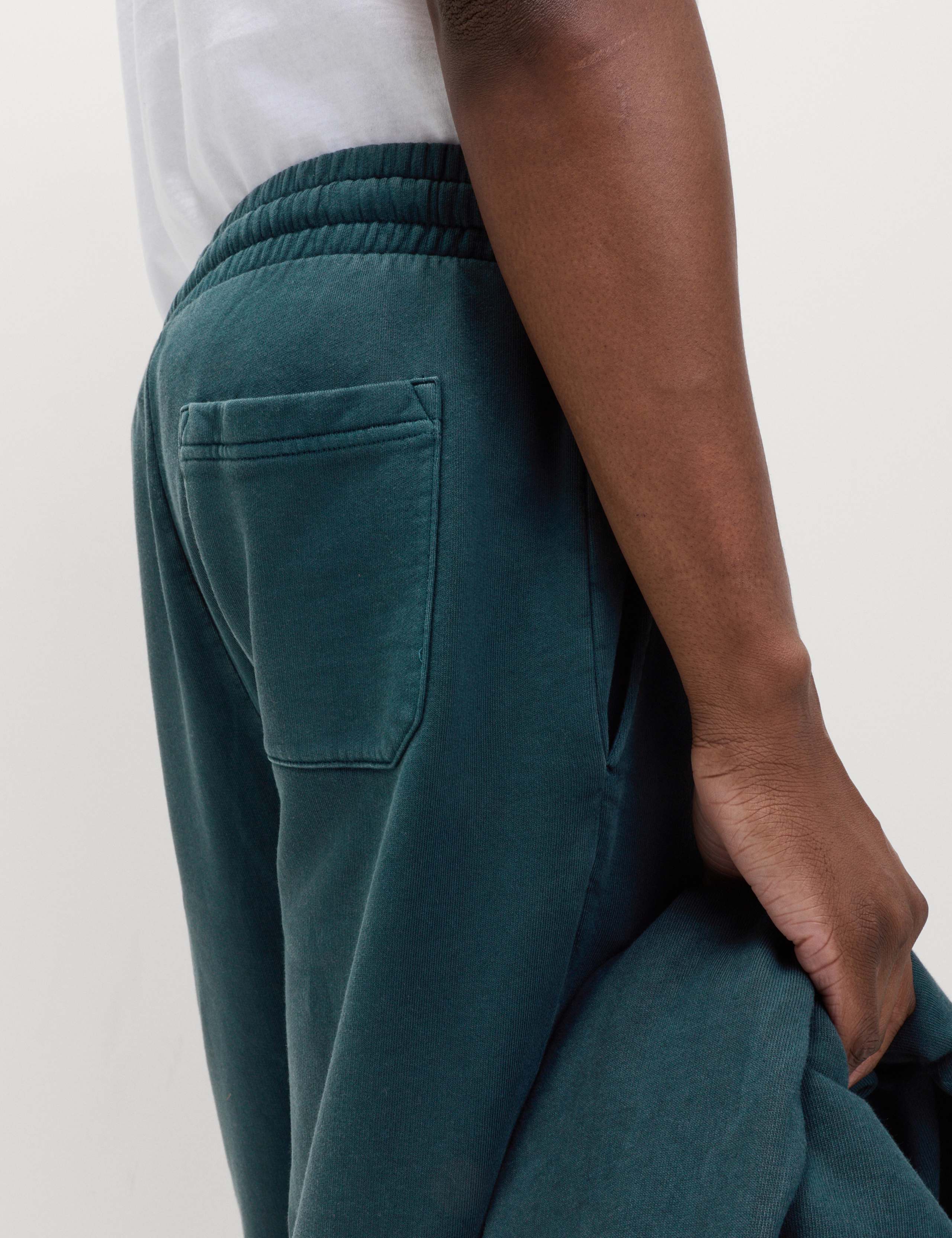 Garment Dyed Pure Cotton Joggers 3 of 5