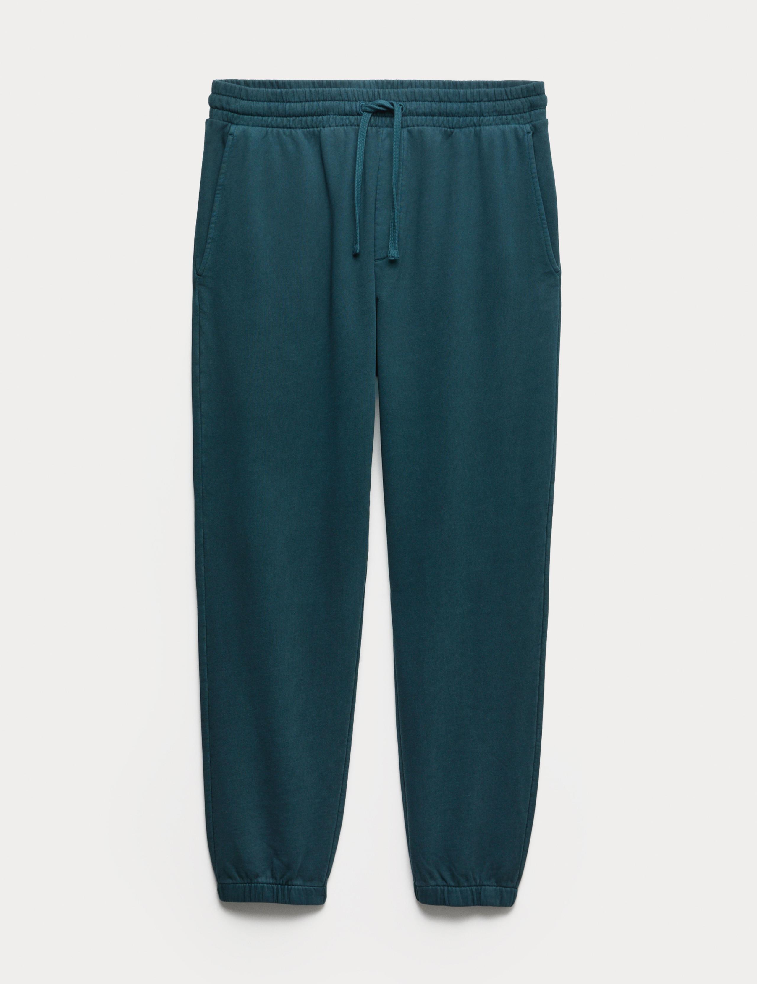 Garment Dyed Pure Cotton Joggers 2 of 5