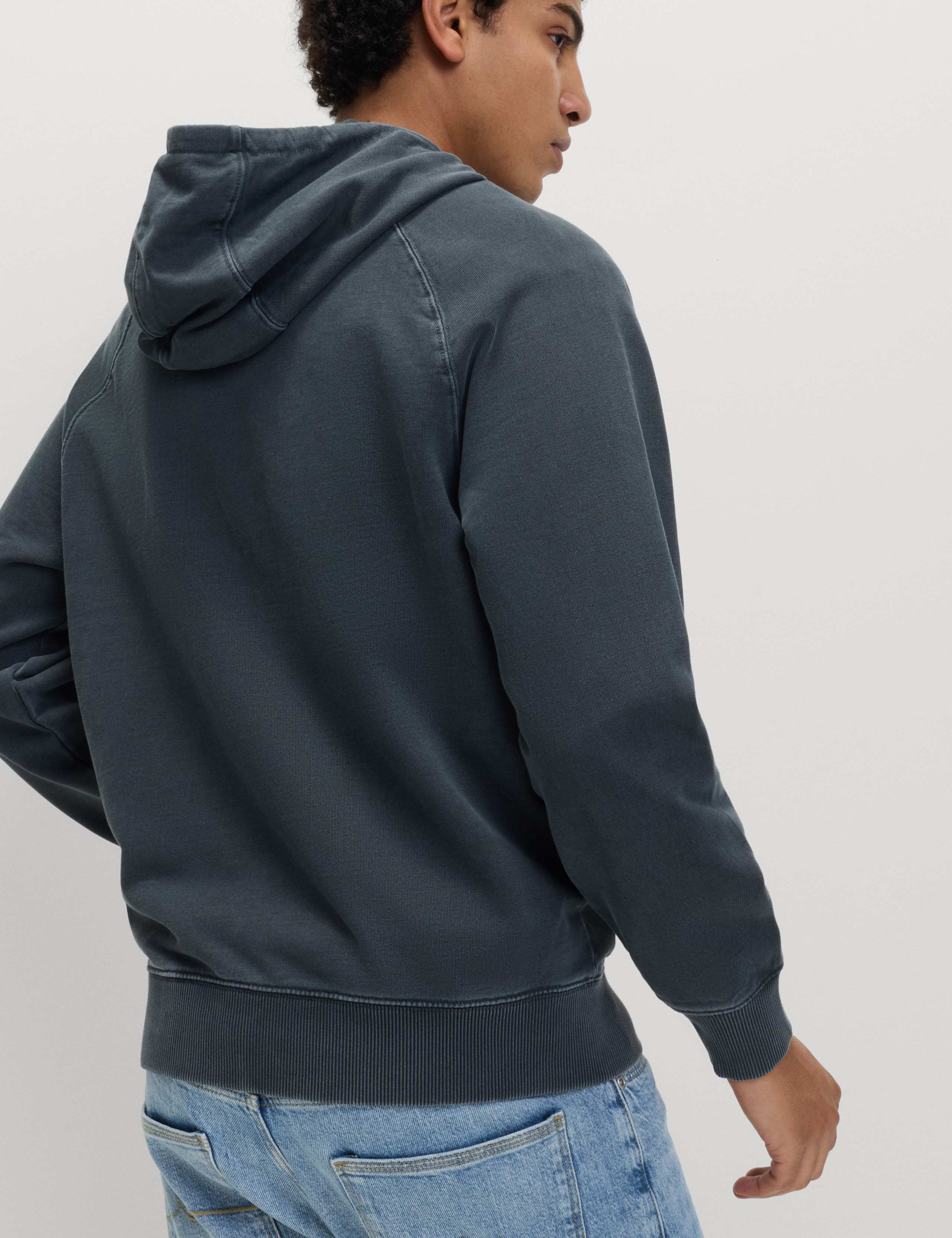 Pure Cotton Garment Dyed Hoodie 6 of 6