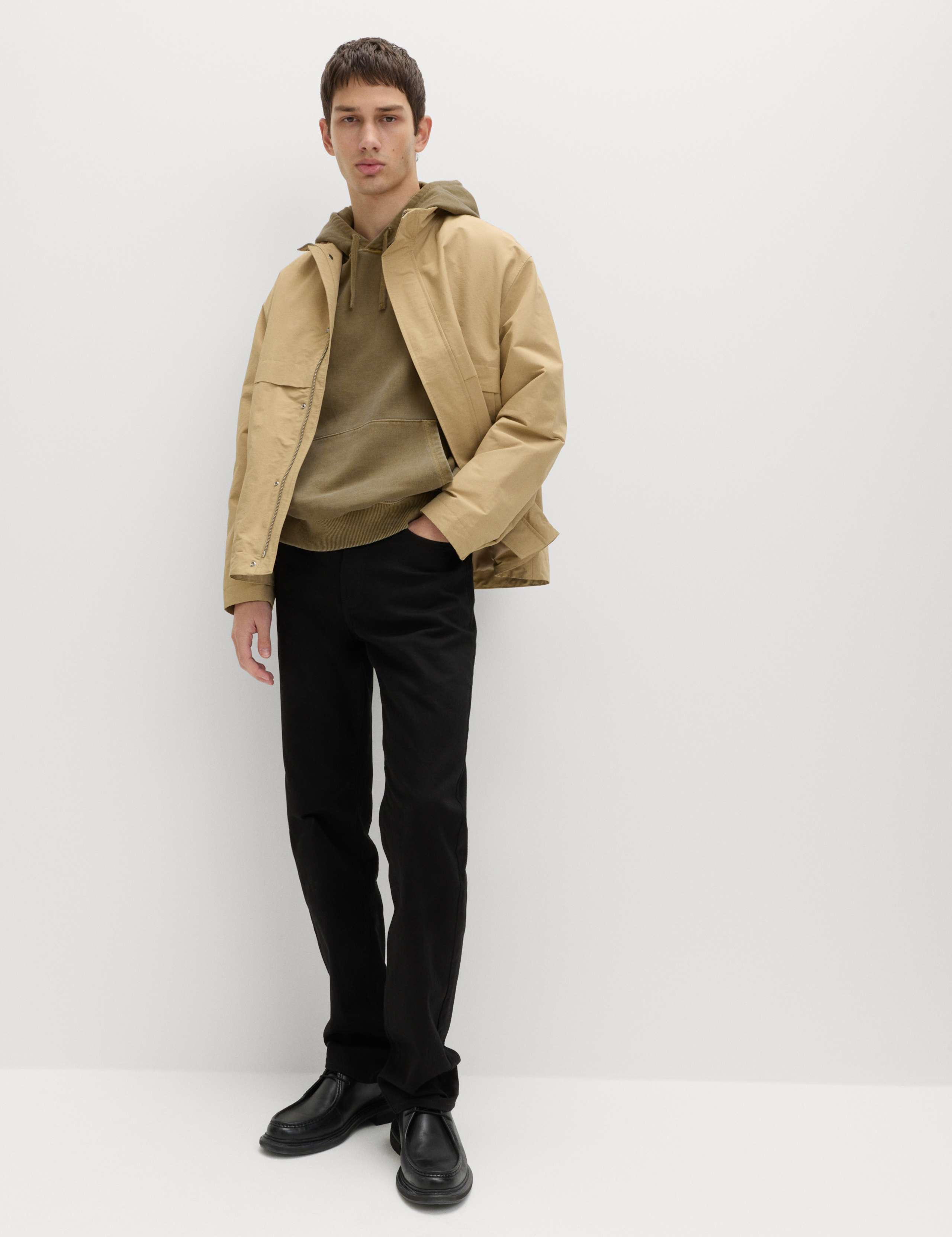 Pure Cotton Garment Dyed Hoodie 4 of 6