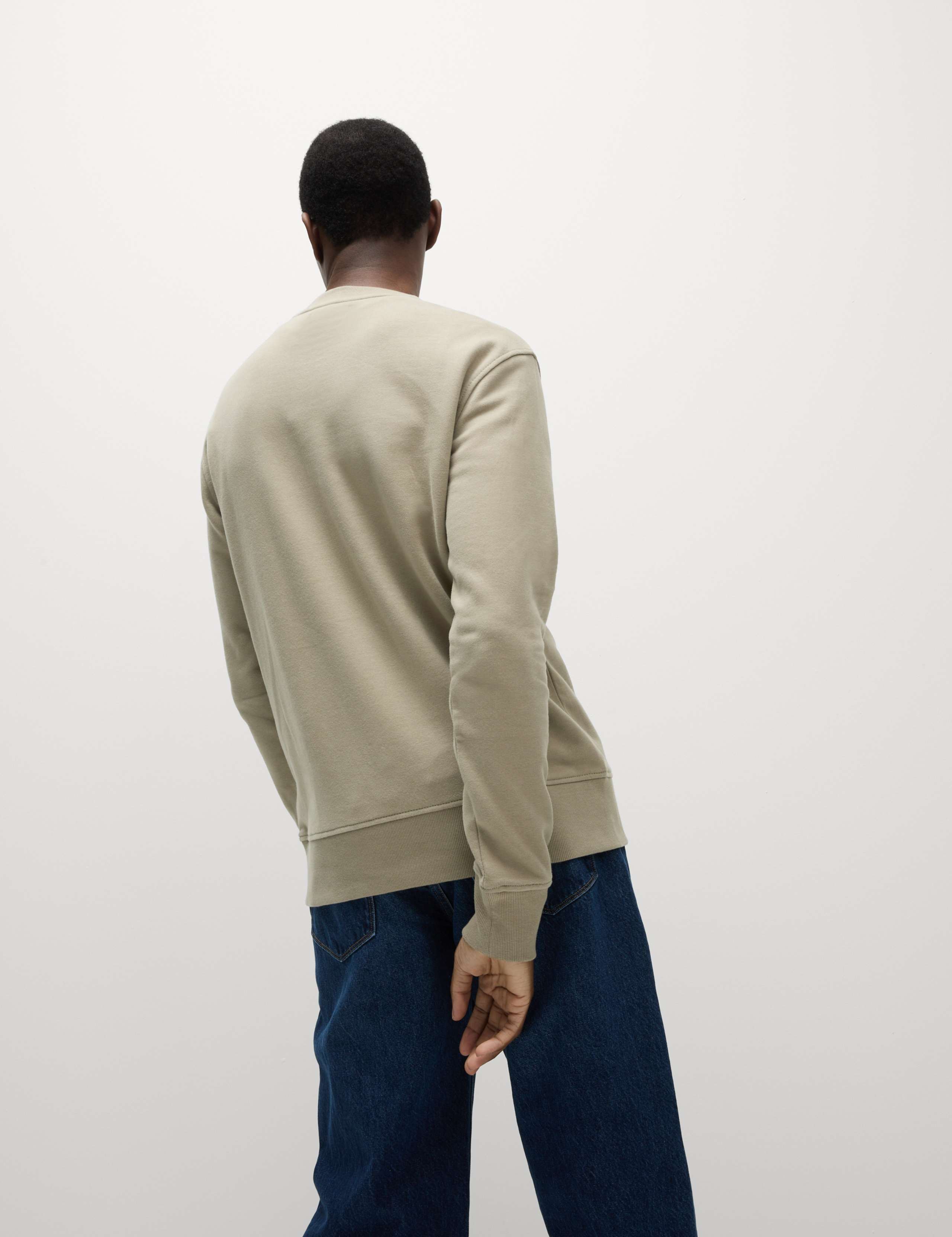 Pure Cotton Crew Neck Sweatshirt 6 of 6