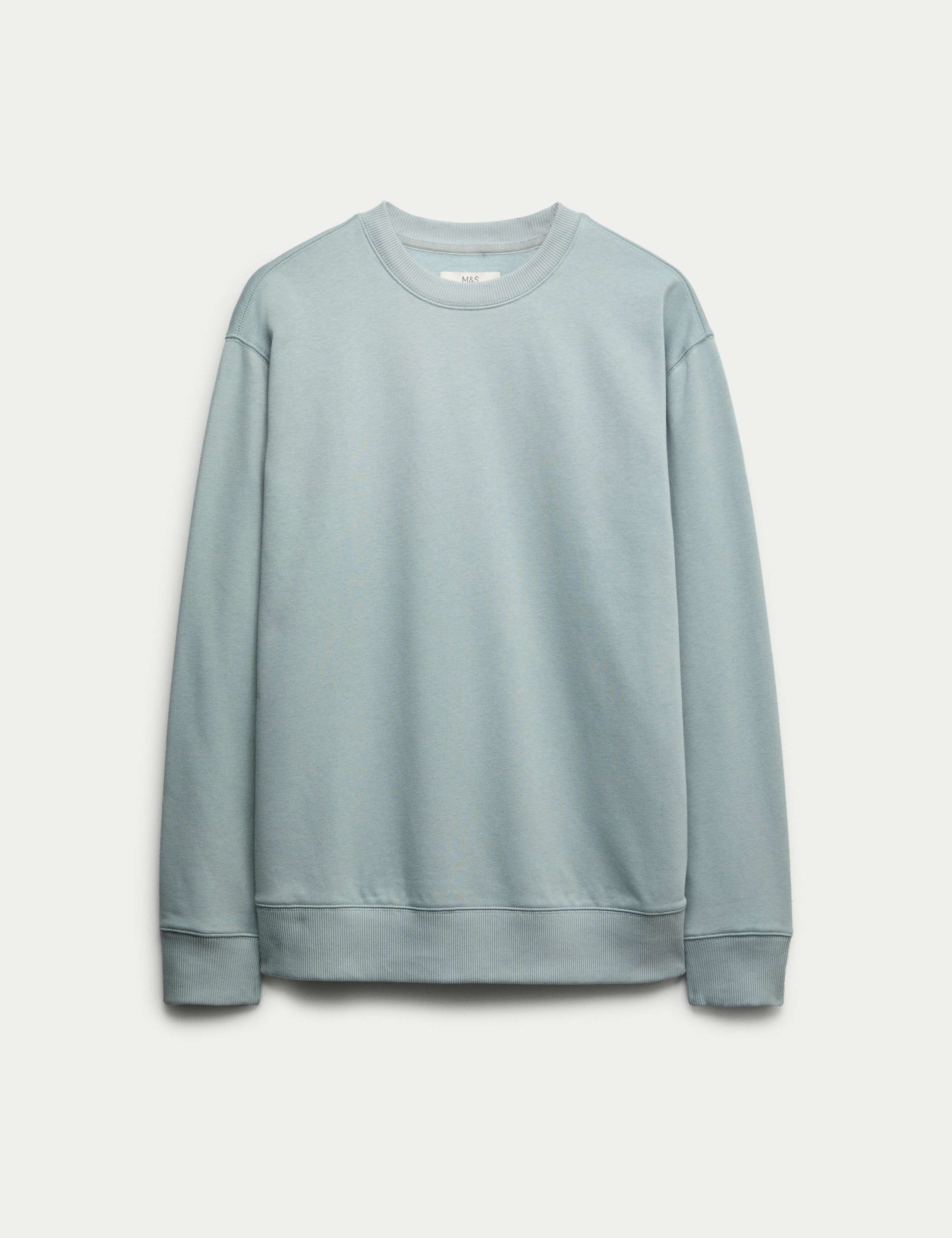 Cotton Rich Relaxed Fit Crew Neck Sweatshirt 2 of 6