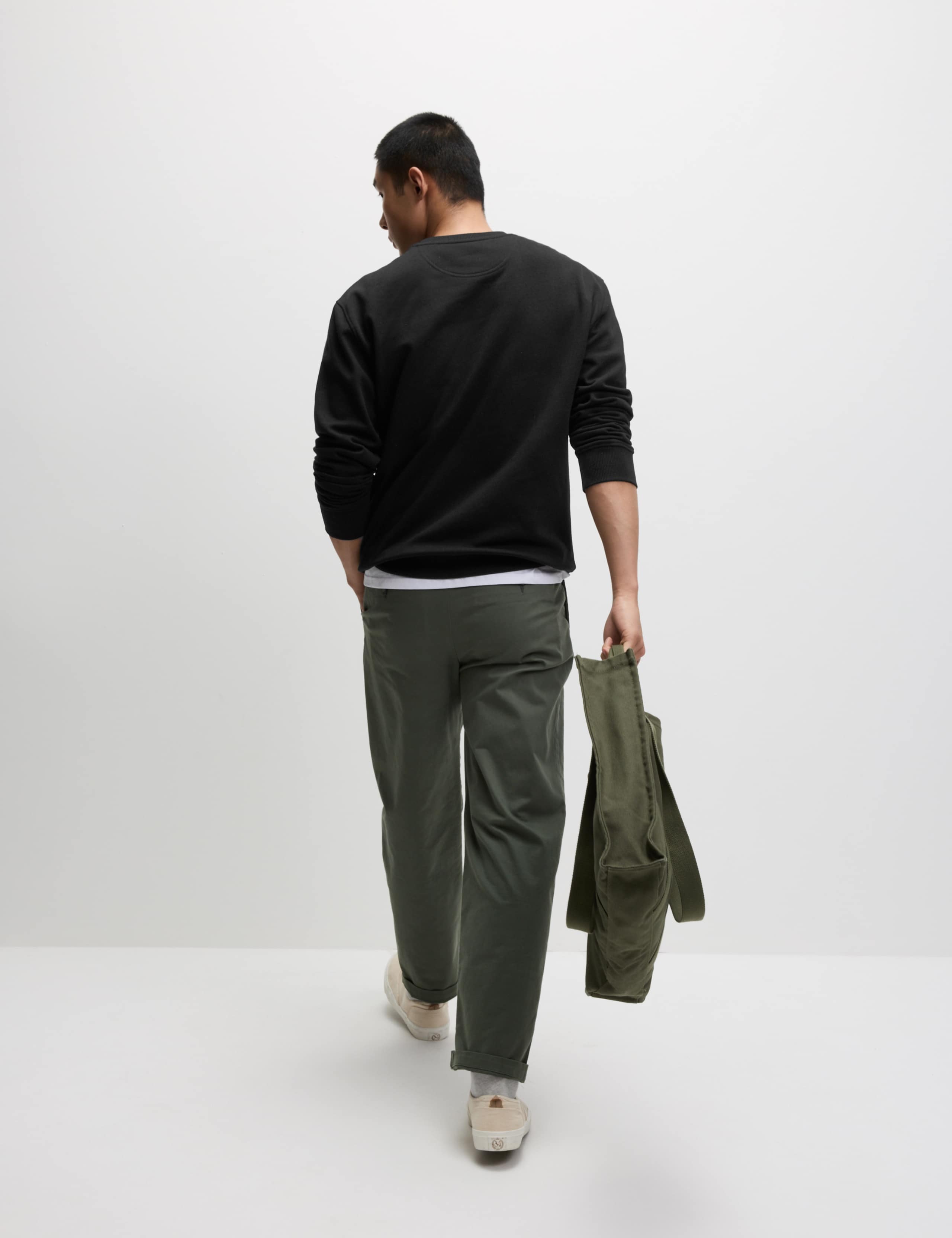 Cotton Rich Relaxed Fit Crew Neck Sweatshirt 5 of 5