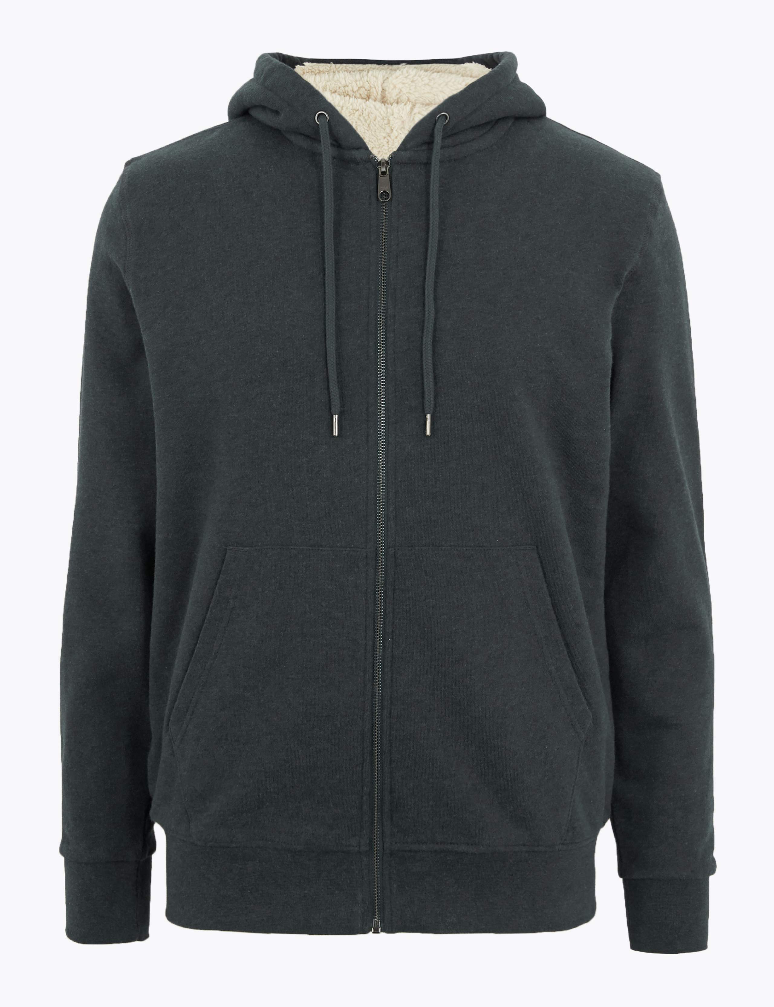 Pure Cotton Fleece Lined Hoodie 2 of 5
