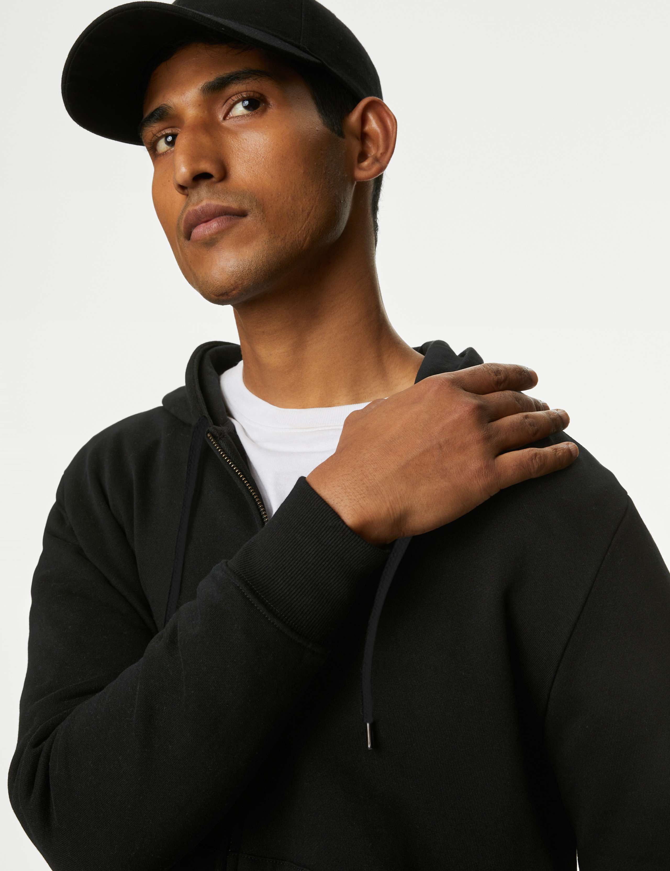 Pure Cotton Zip Through Hoodie 3 of 4