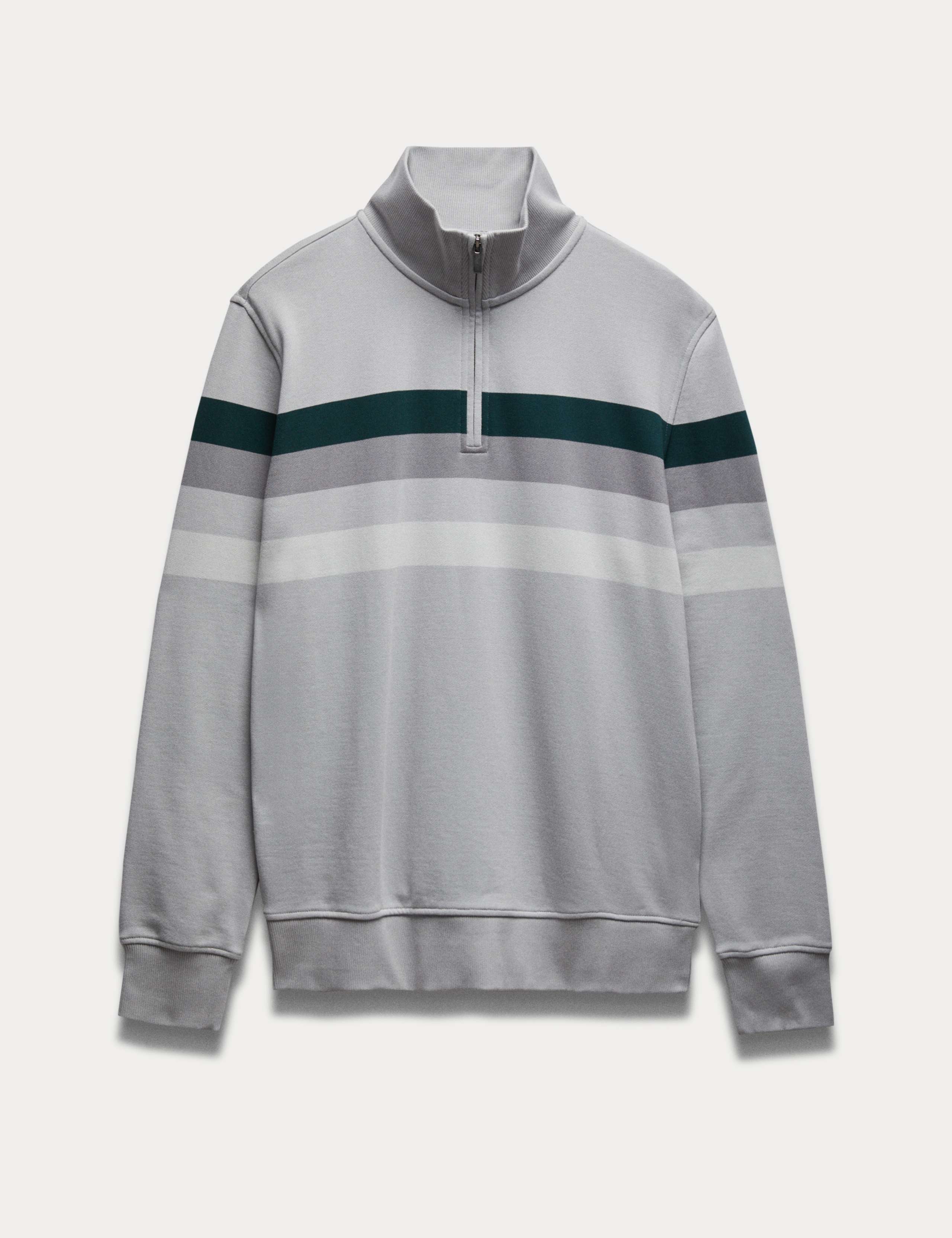 Pure Cotton Half Zip Sweatshirt 2 of 7