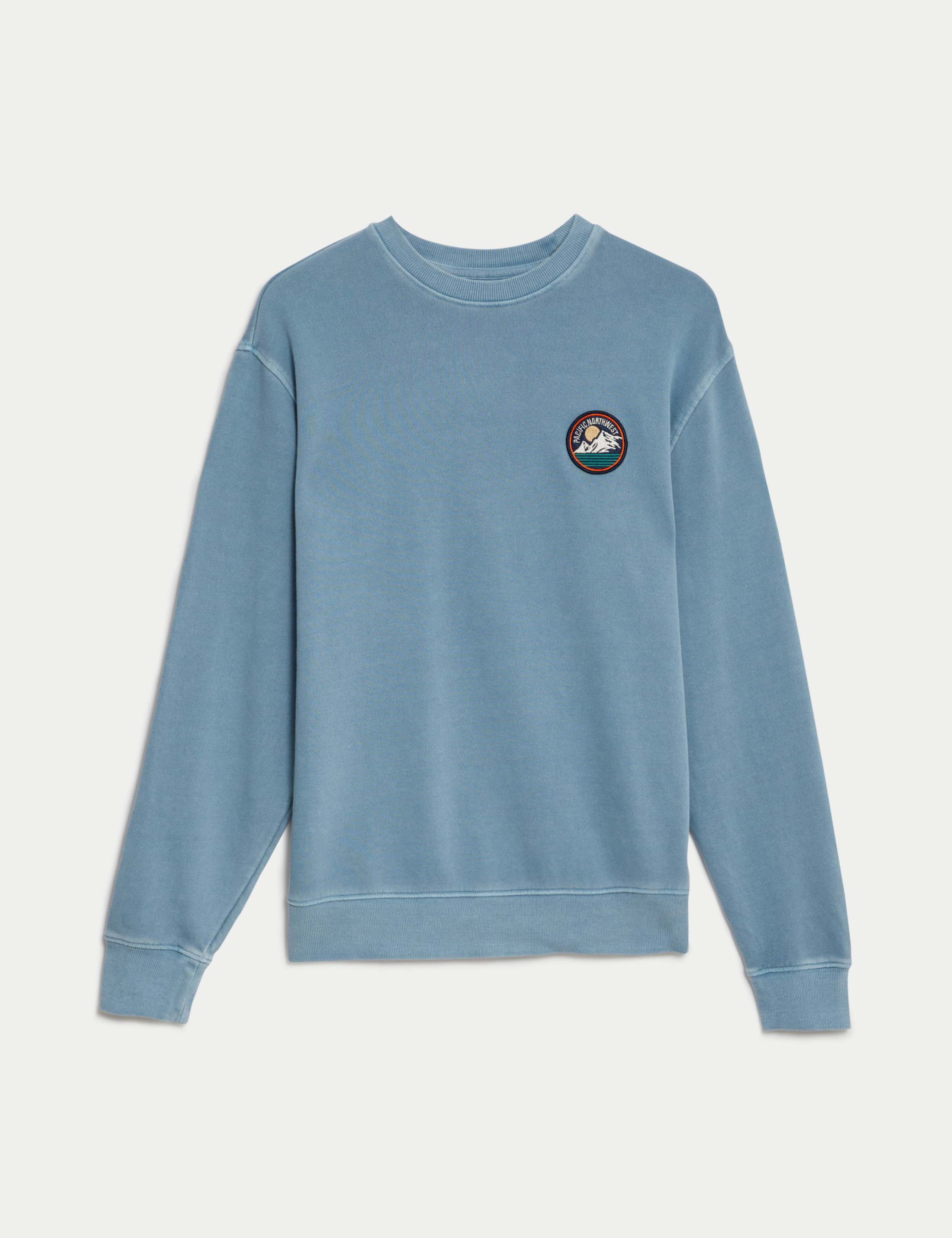 Pure Cotton Graphic Sweatshirt 1 of 1