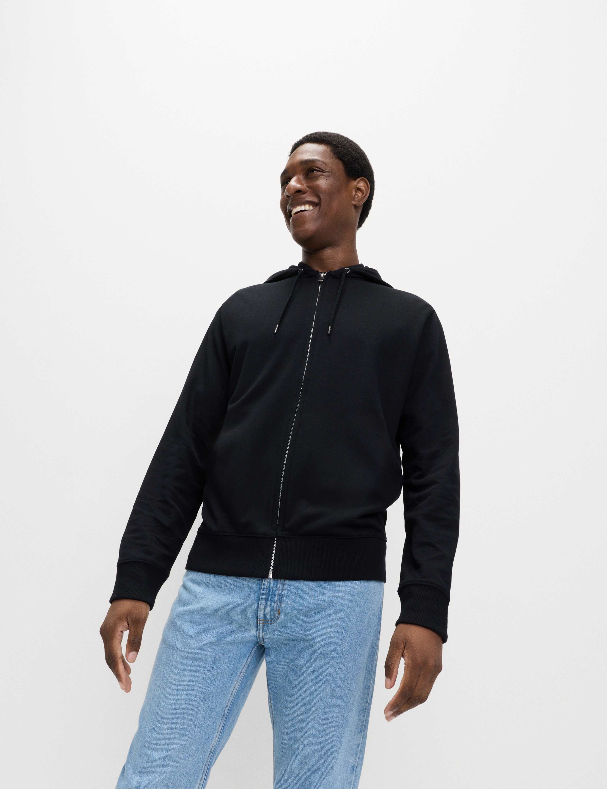 Cotton Rich Zip Through Hoodie 4 of 5