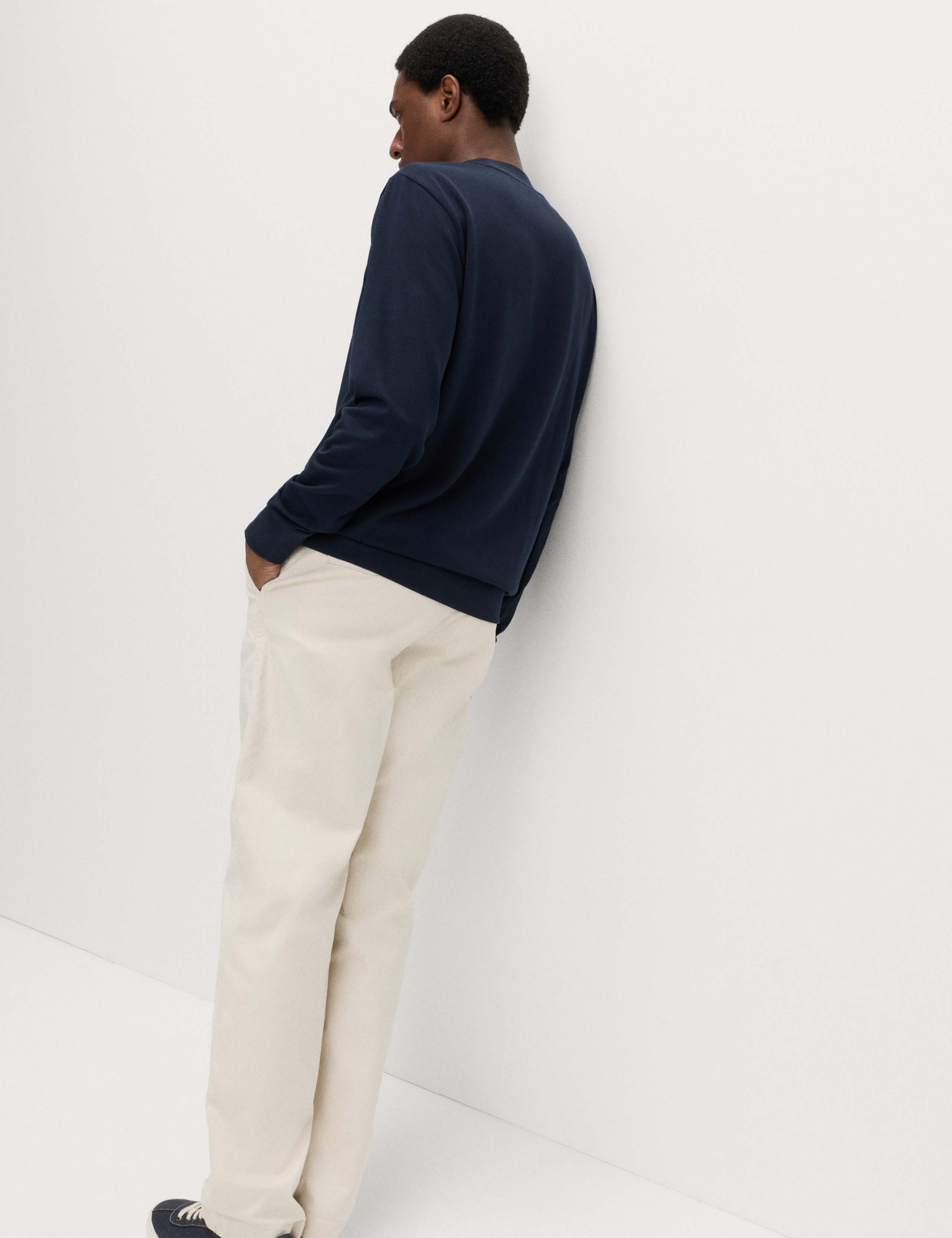 Cotton Rich Crew Neck Sweatshirt 3 of 5