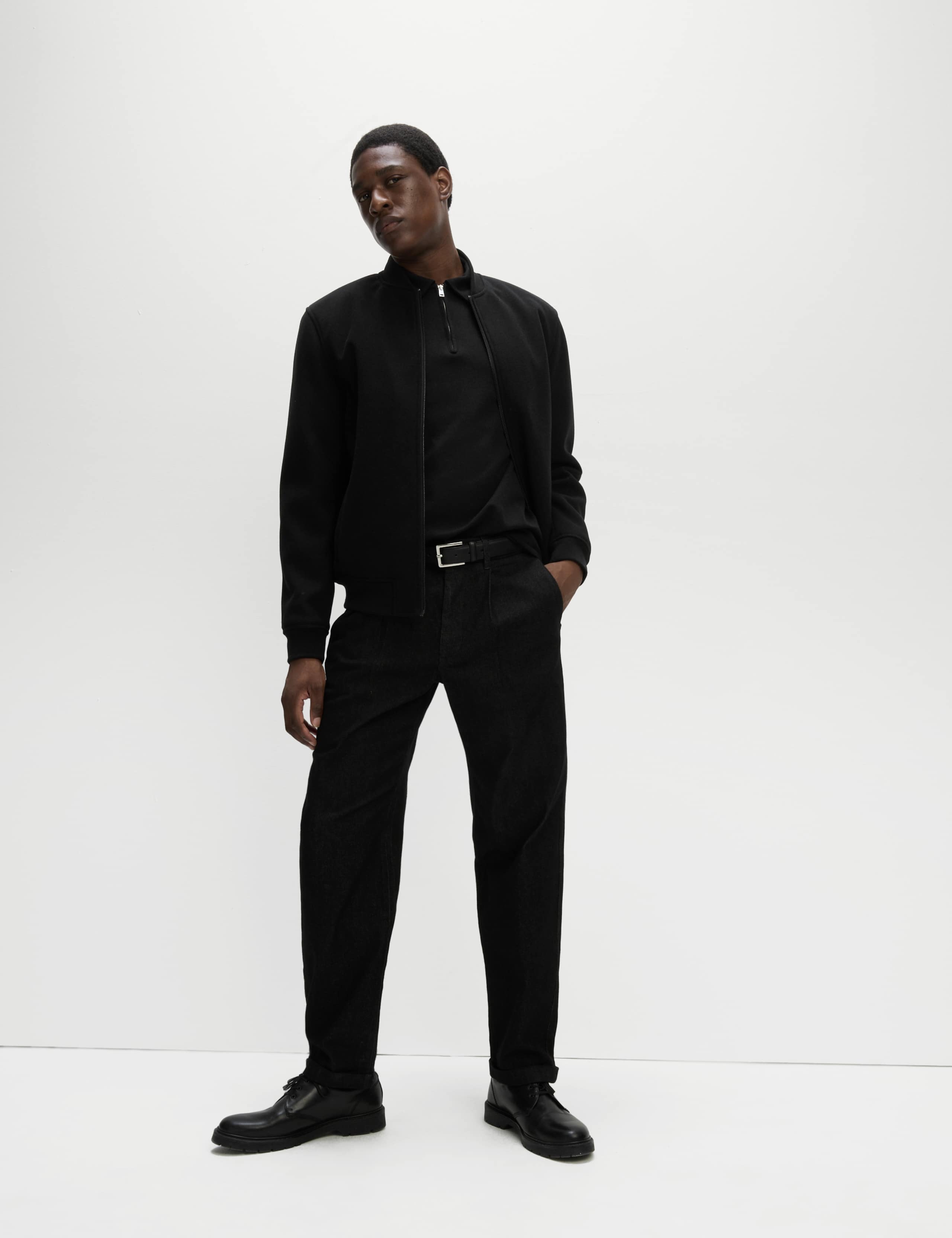 Oversized Fit Cotton Rich Textured Polo Shirt 4 of 6