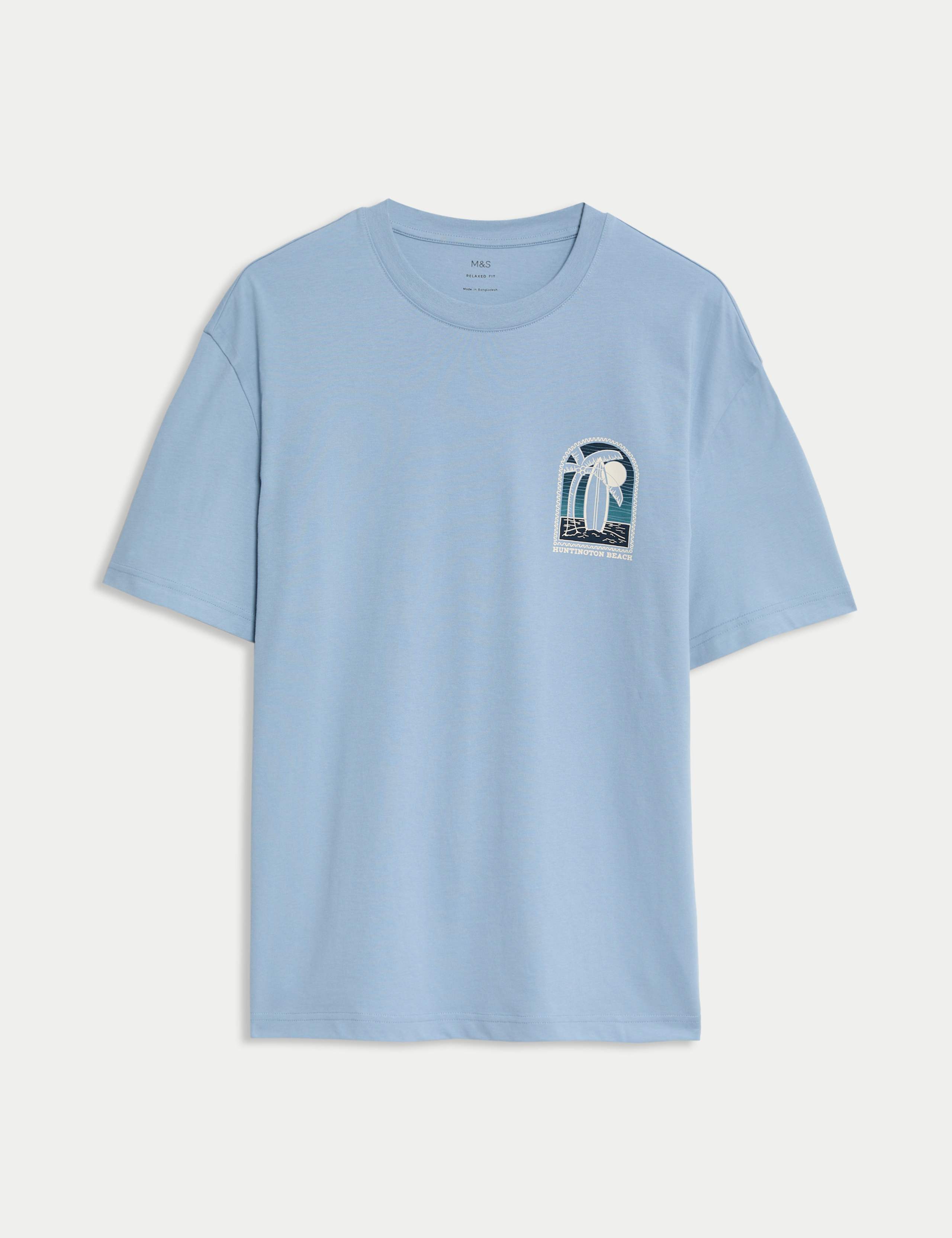 Pure Cotton Surfboard Graphic T-Shirt 2 of 5