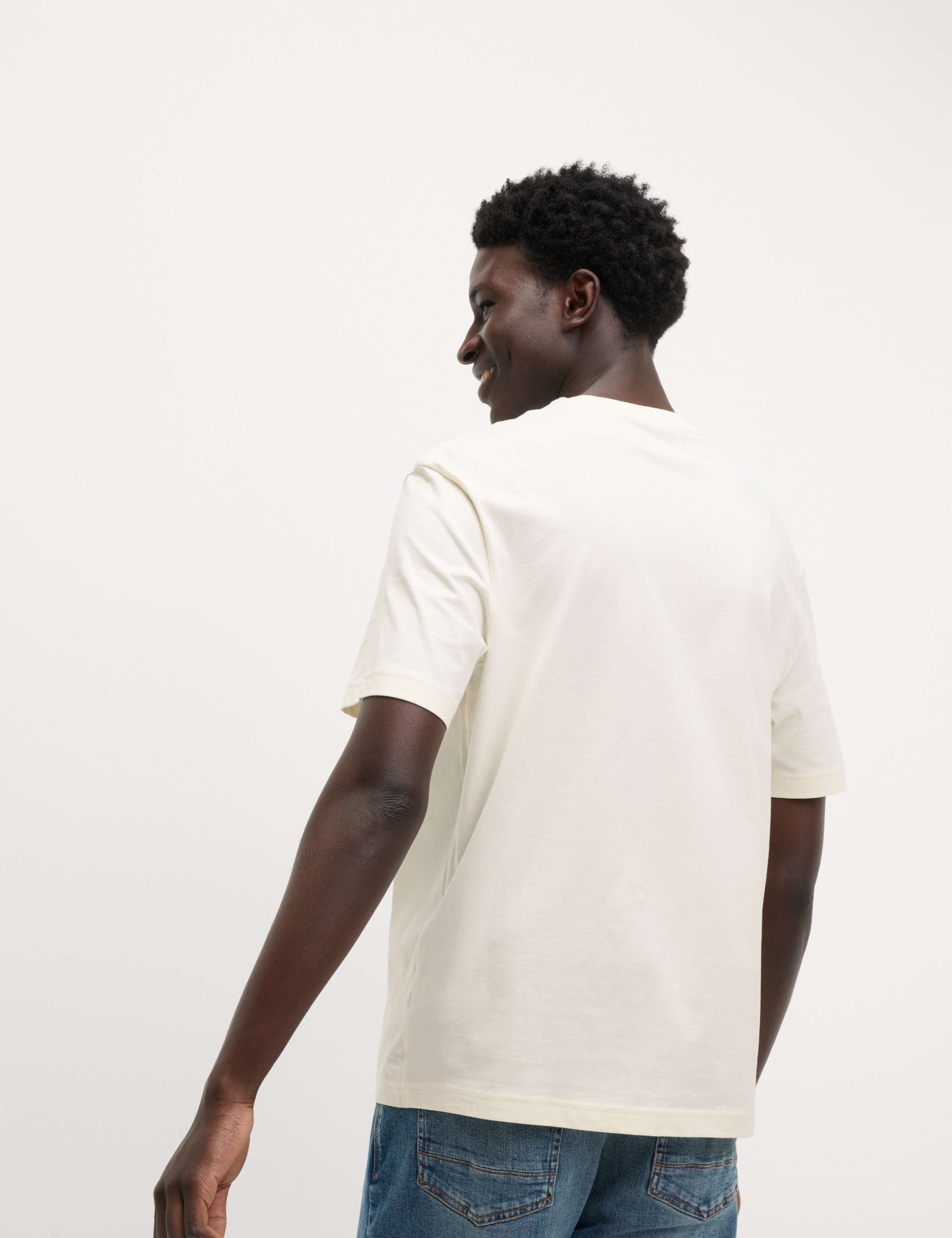 Pure Cotton Large Palm Graphic T-Shirt 4 of 5
