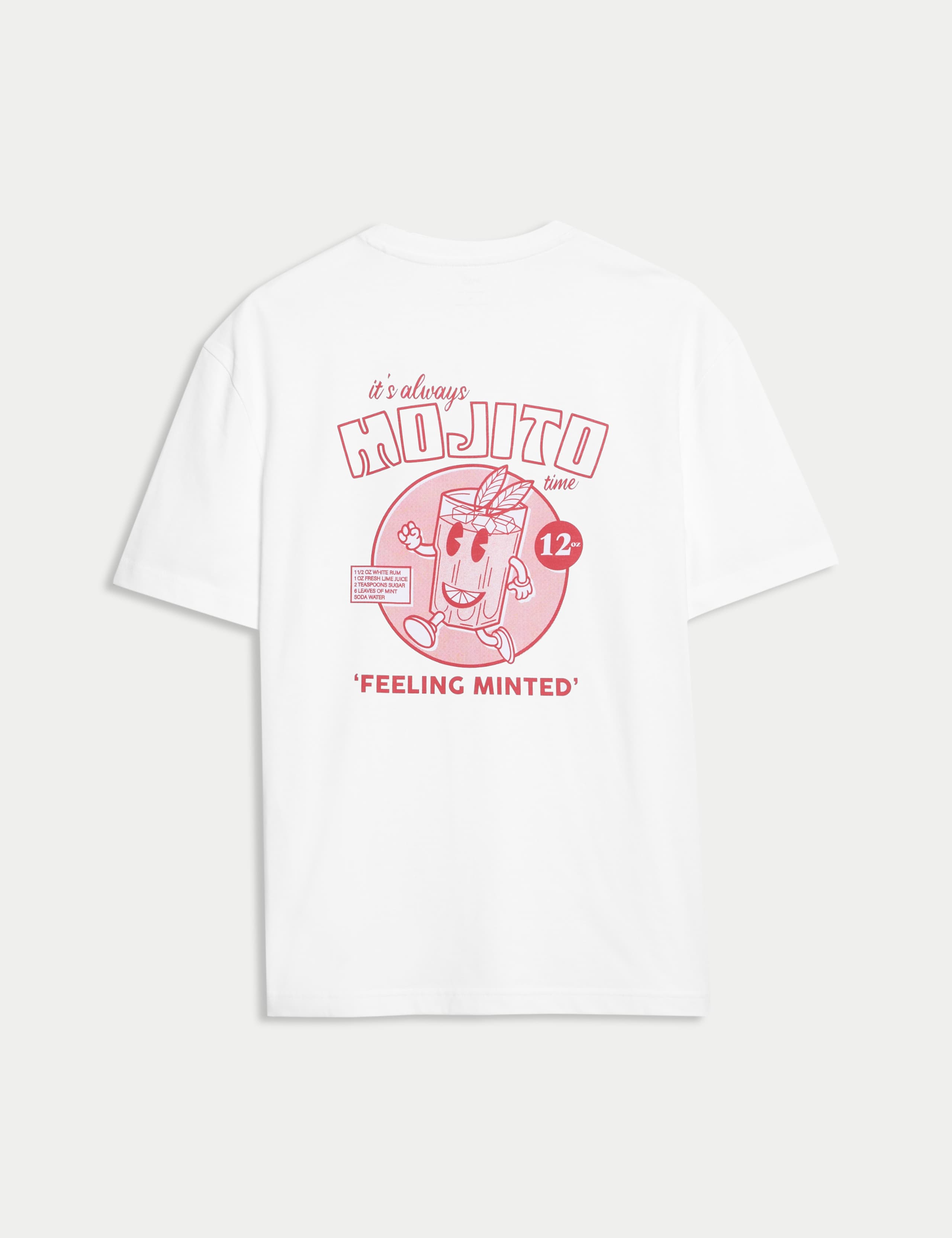 Pure Cotton Mojito Graphic T-Shirt 6 of 6