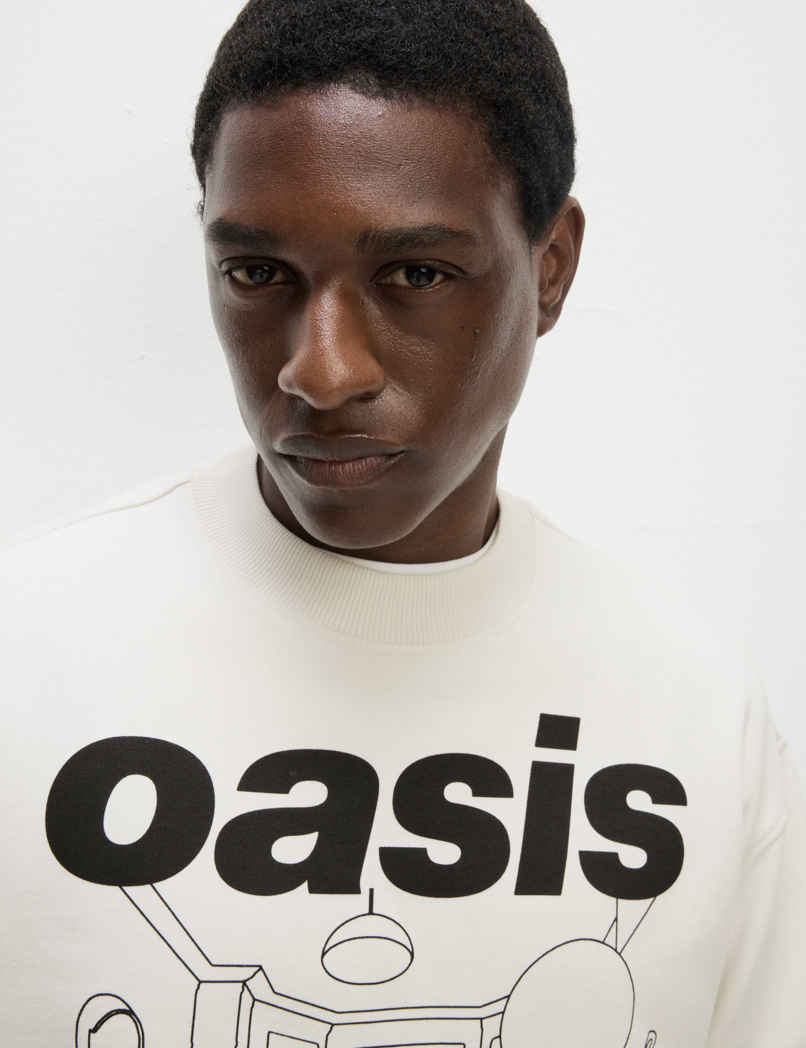 Cotton Rich Oasis Graphic Sweatshirt 4 of 6