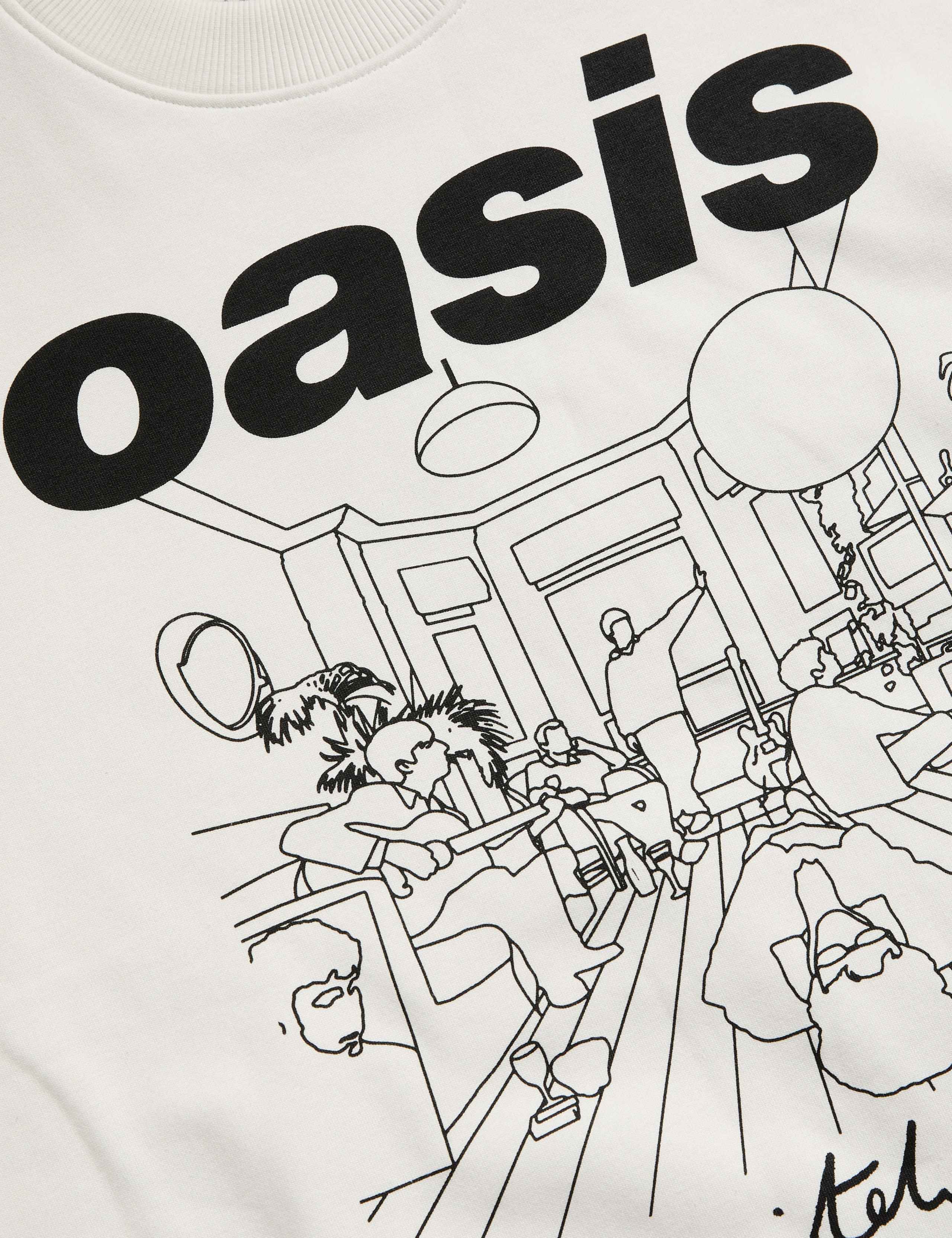 Cotton Rich Oasis Graphic Sweatshirt 6 of 6