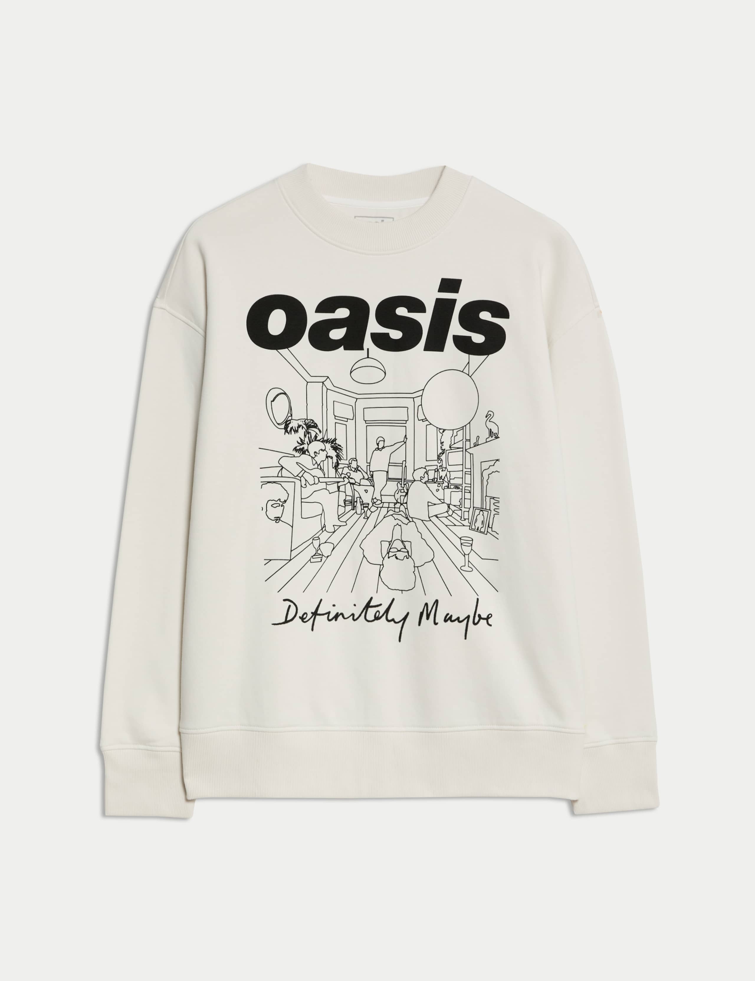 Cotton Rich Oasis Graphic Sweatshirt 2 of 6