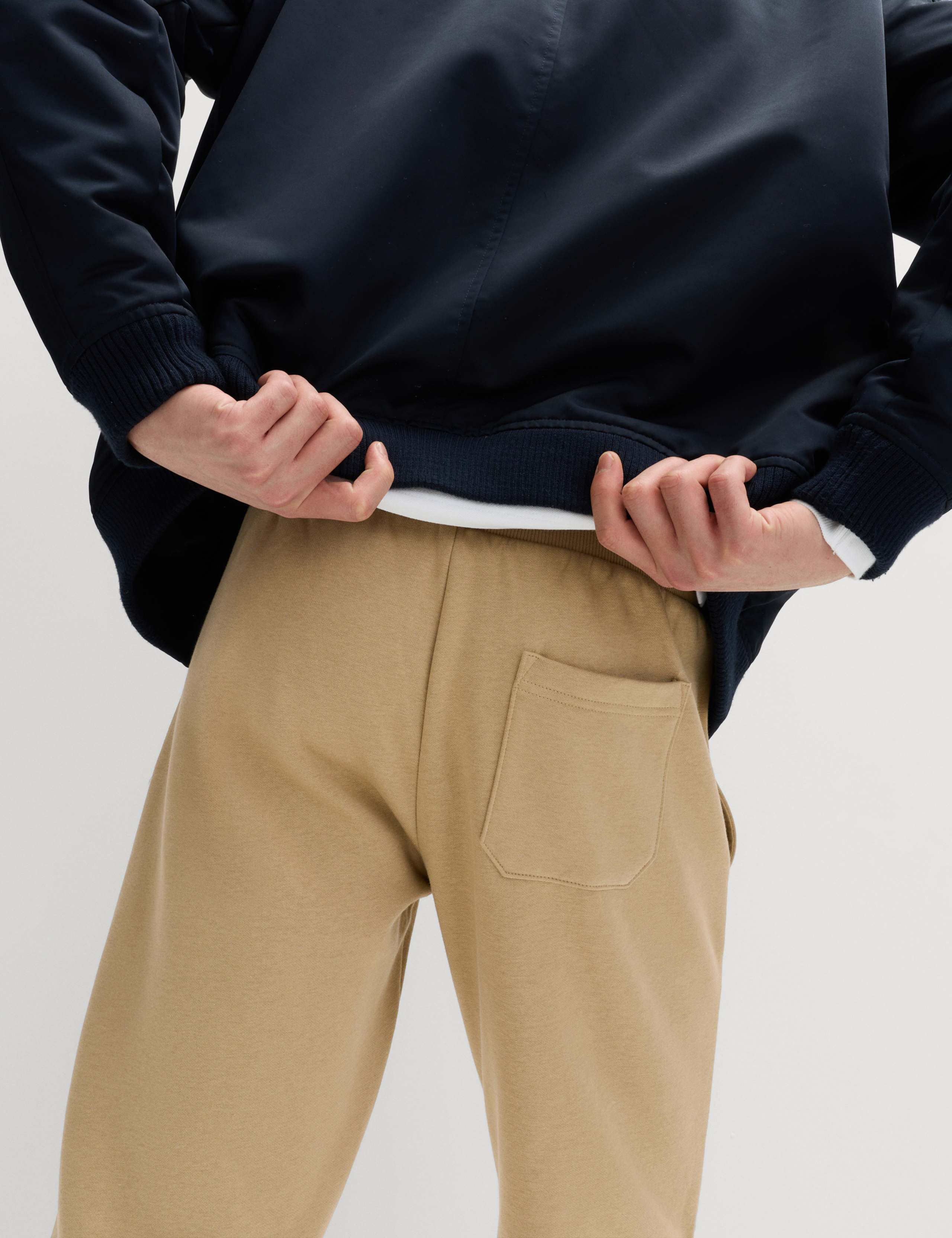 Elasticated Waist Cotton Rich Joggers 3 of 6