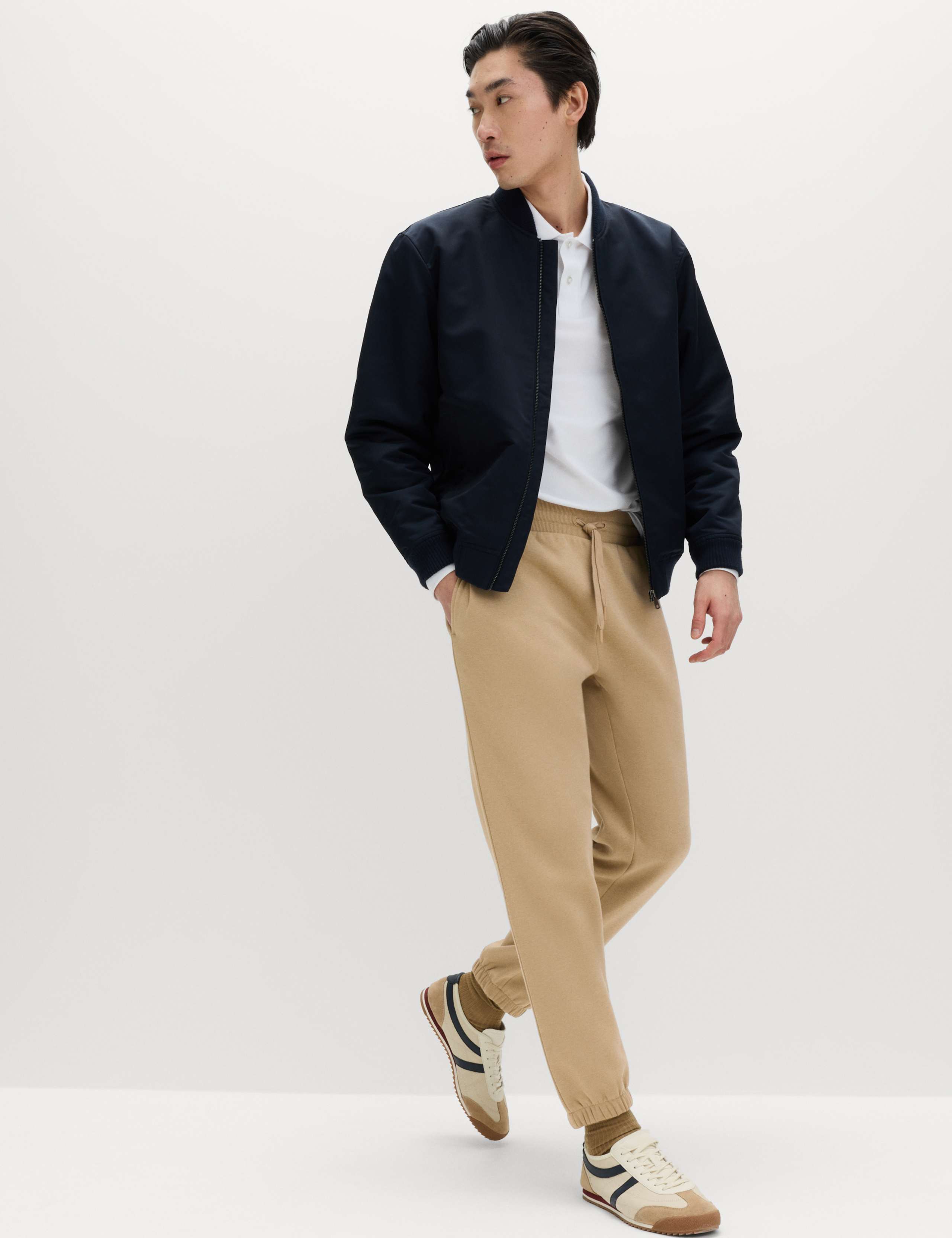 Elasticated Waist Cotton Rich Joggers 6 of 6
