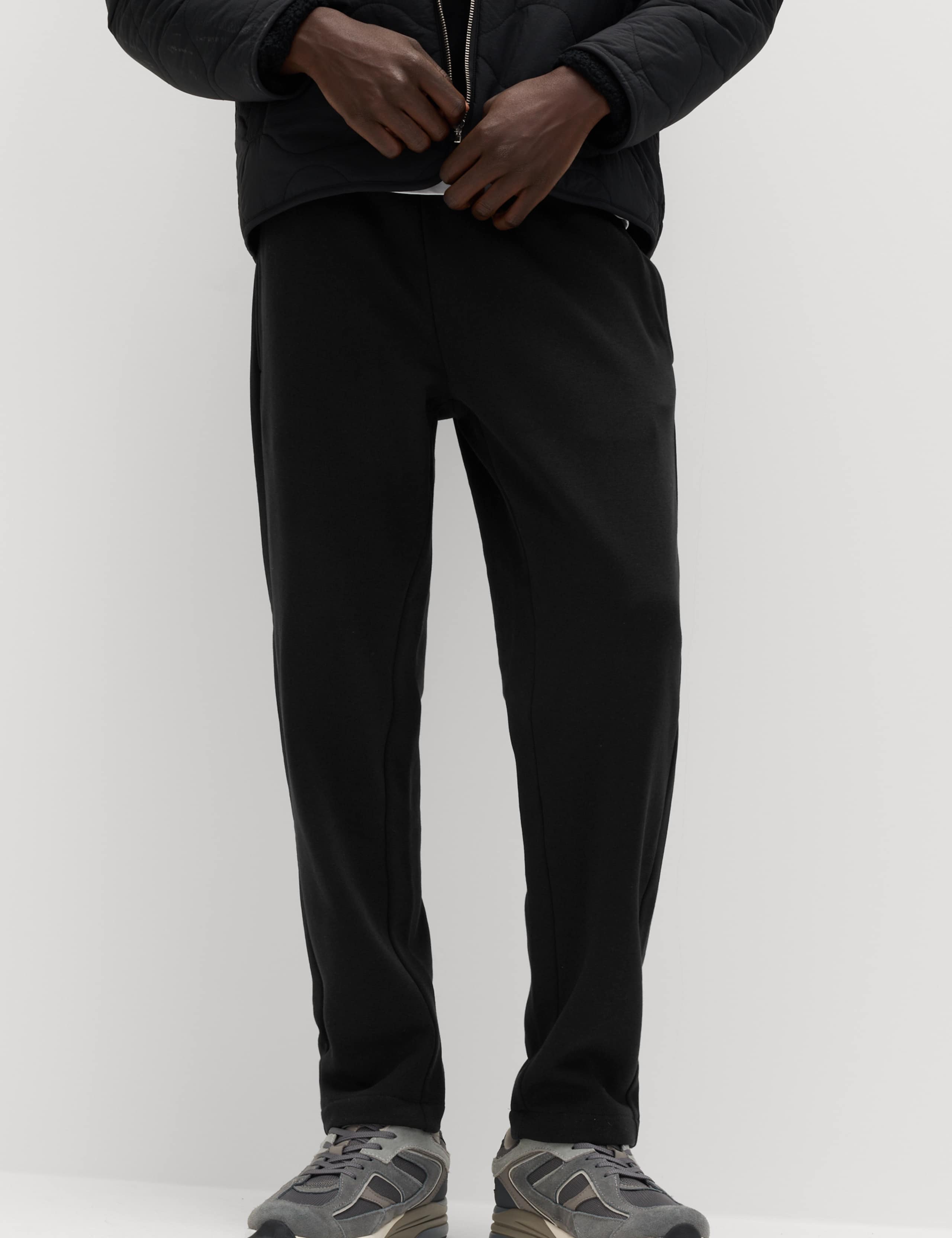 Cotton Rich Relaxed Fit Straight Leg Joggers 1 of 5