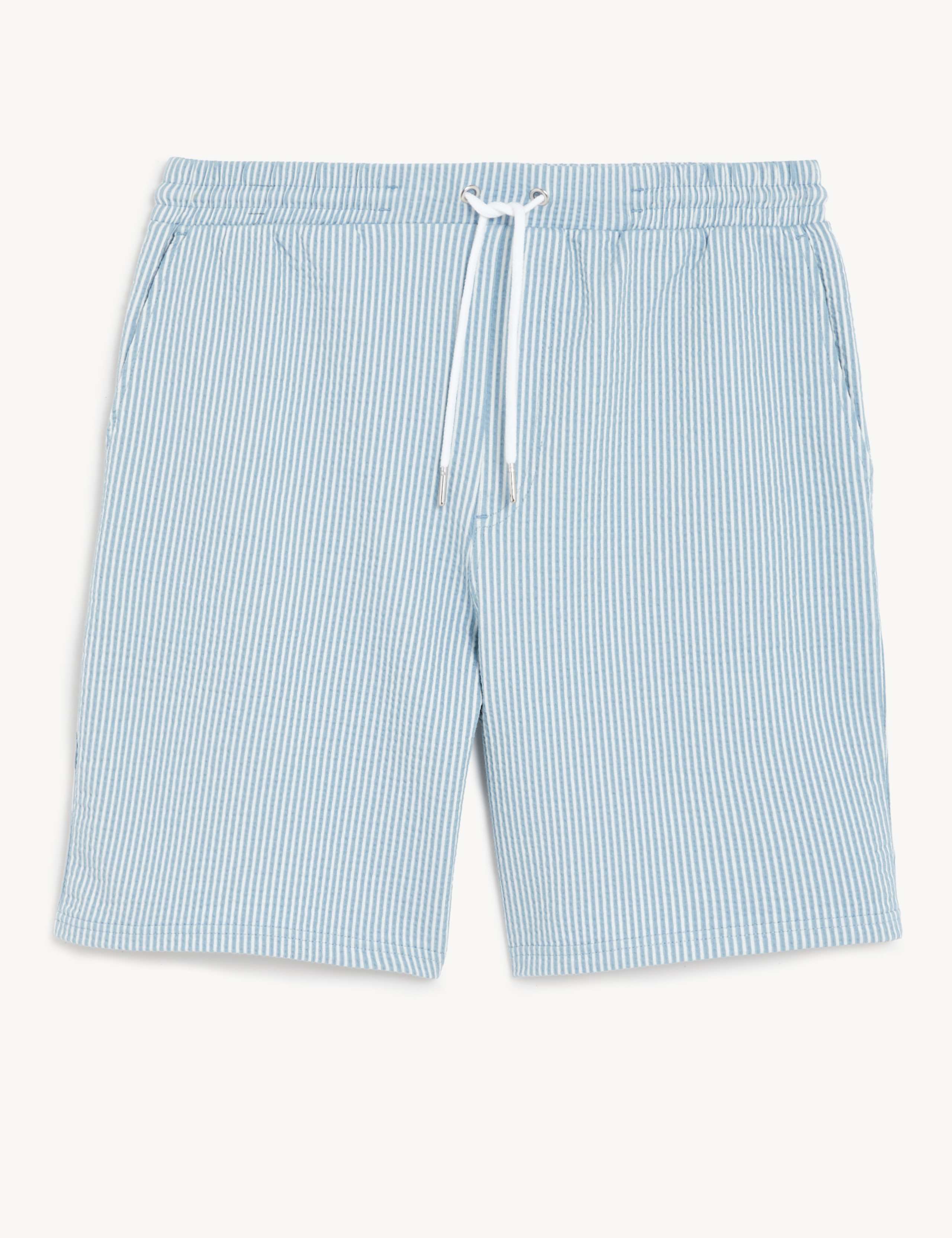 Striped Drawstring Jersey Shorts 2 of 5