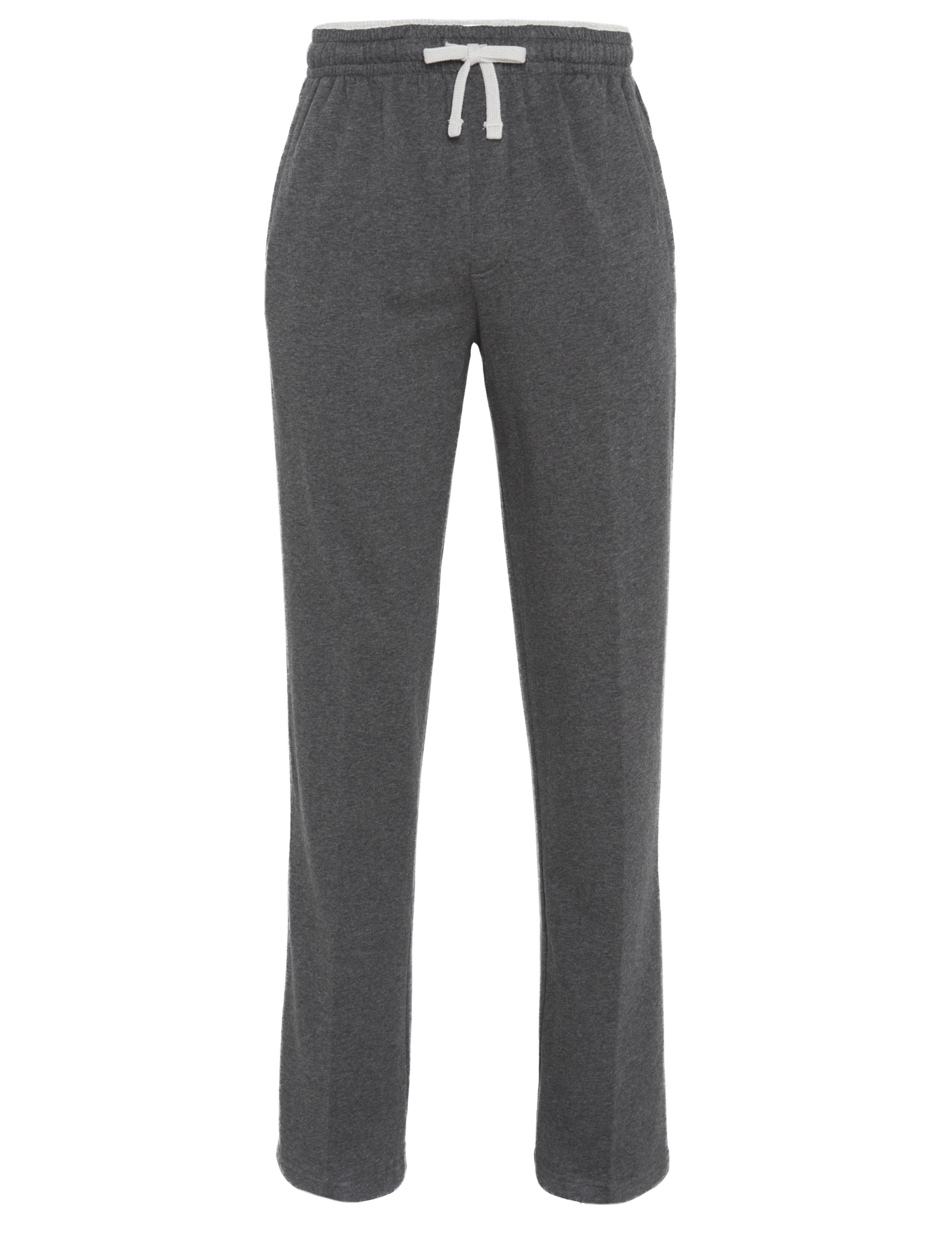 Pure Cotton Double Striped Jogging Bottoms with StayNEW™ 2 of 5