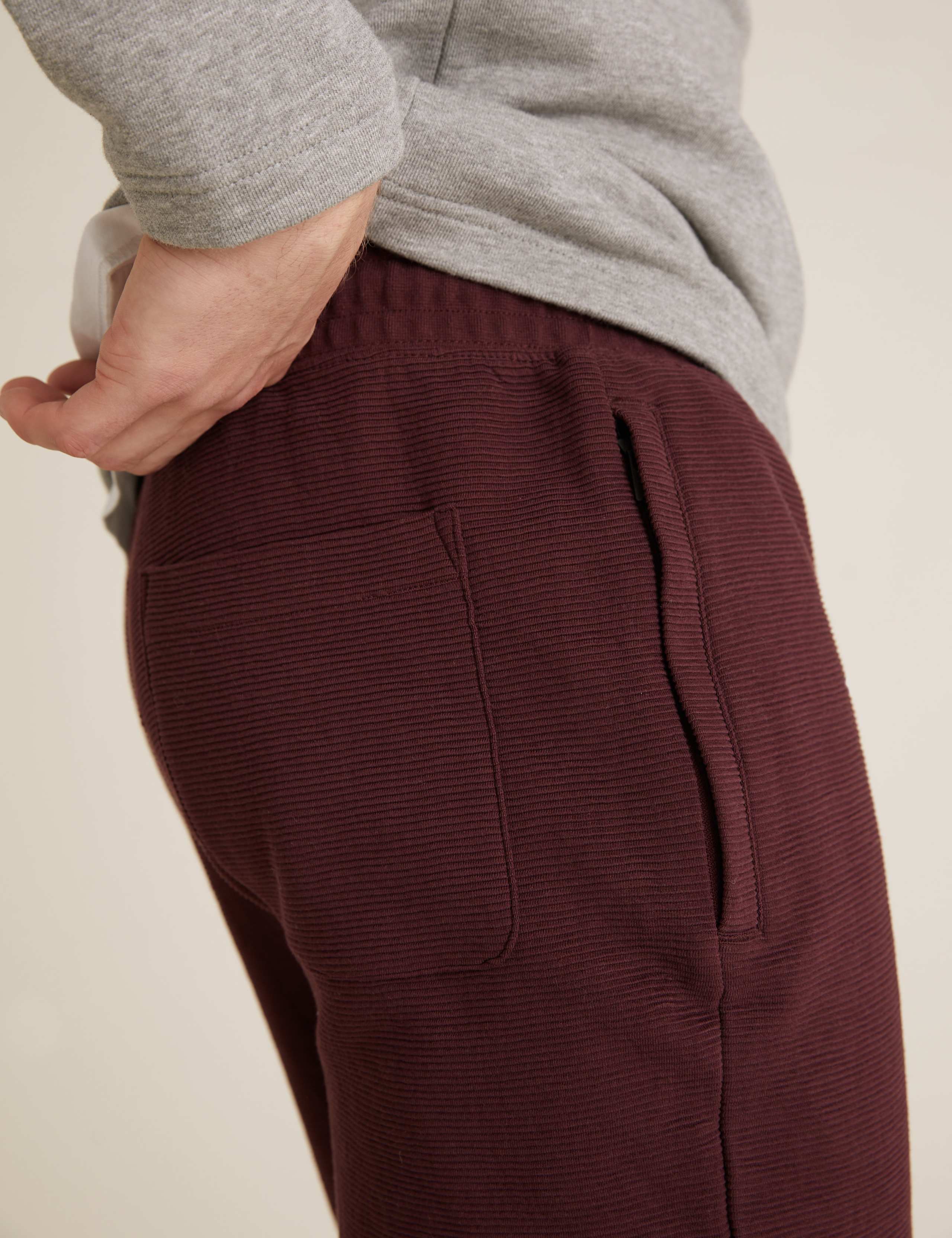 Pure Cotton Textured Zip Pocket Shorts 4 of 5