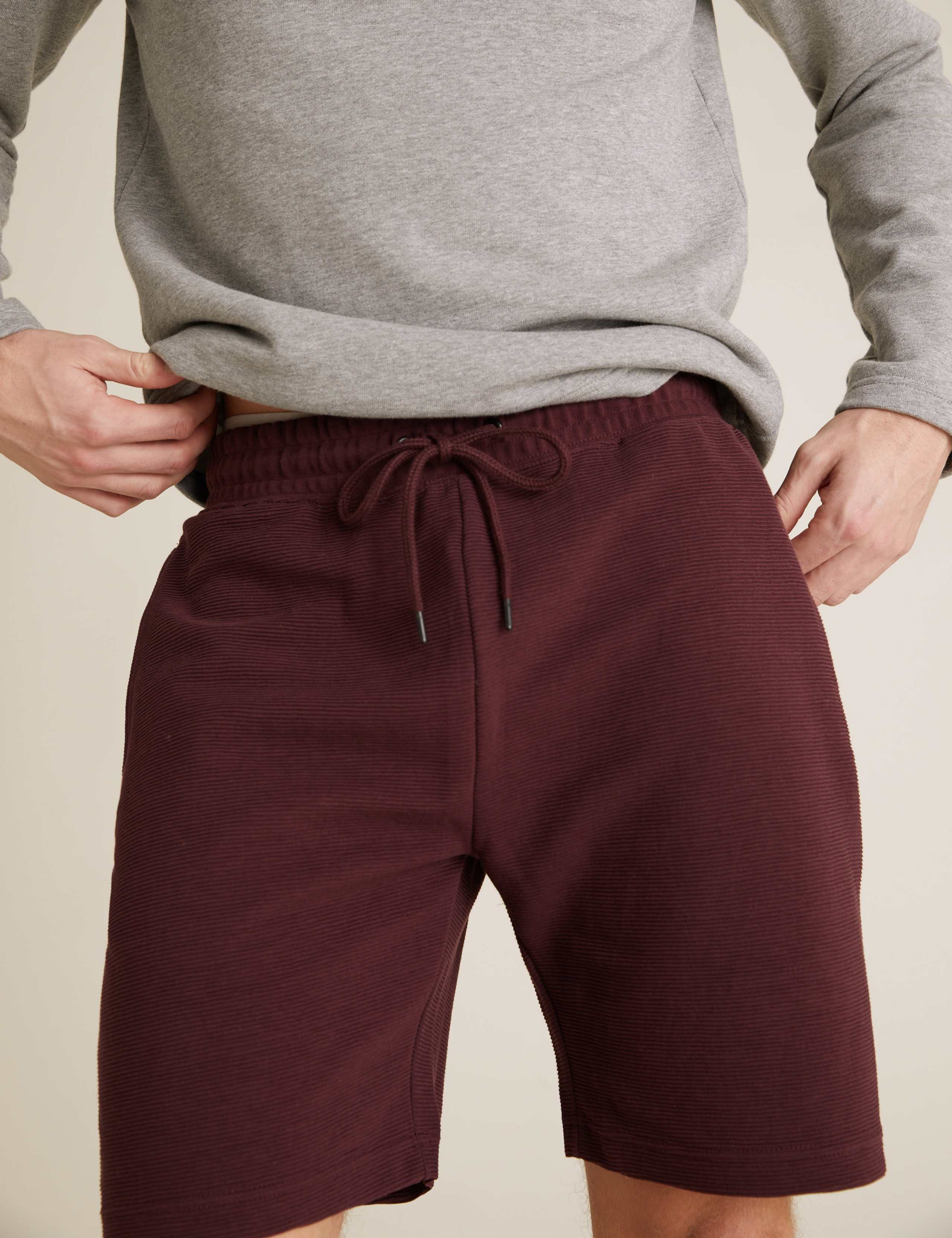 Pure Cotton Textured Zip Pocket Shorts 5 of 5
