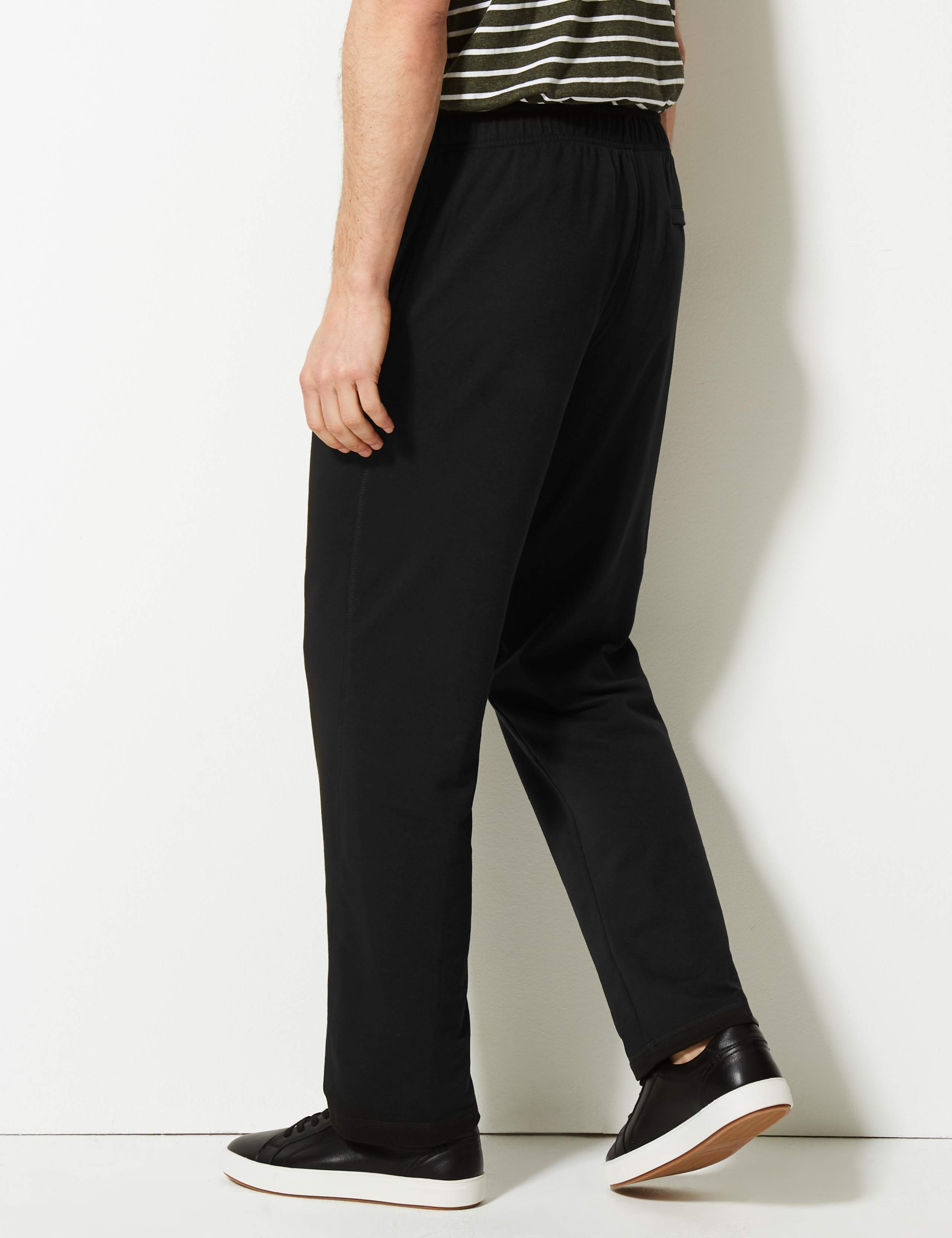 Cotton Rich Lightweight Joggers with StayNEW™ 4 of 4