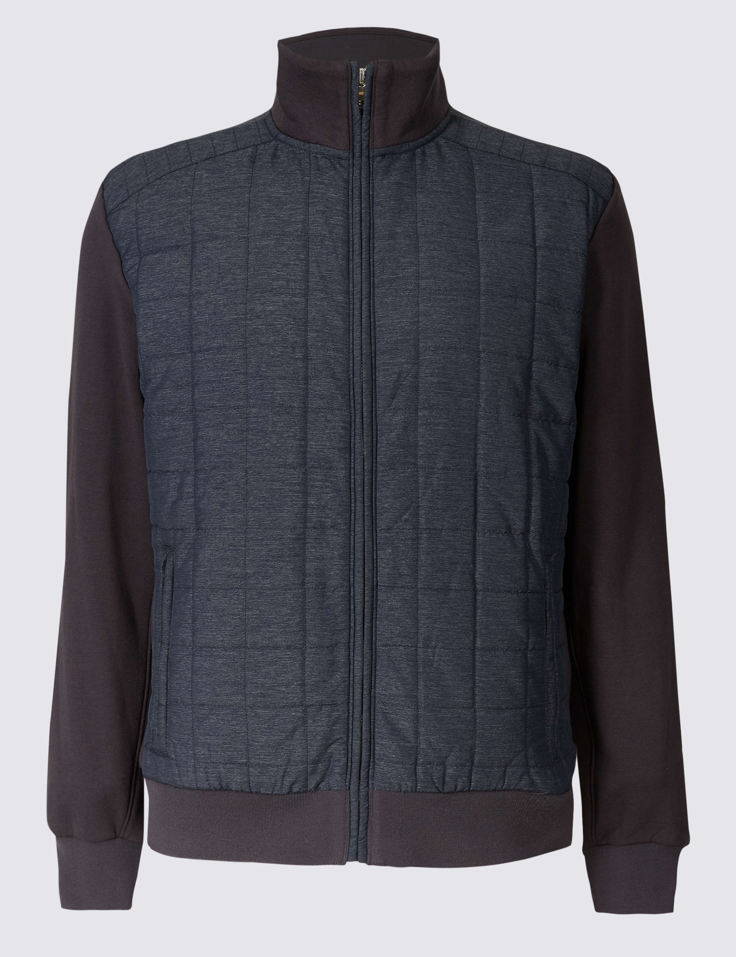 Cotton Rich Funnel Neck Zip Through 2 of 5