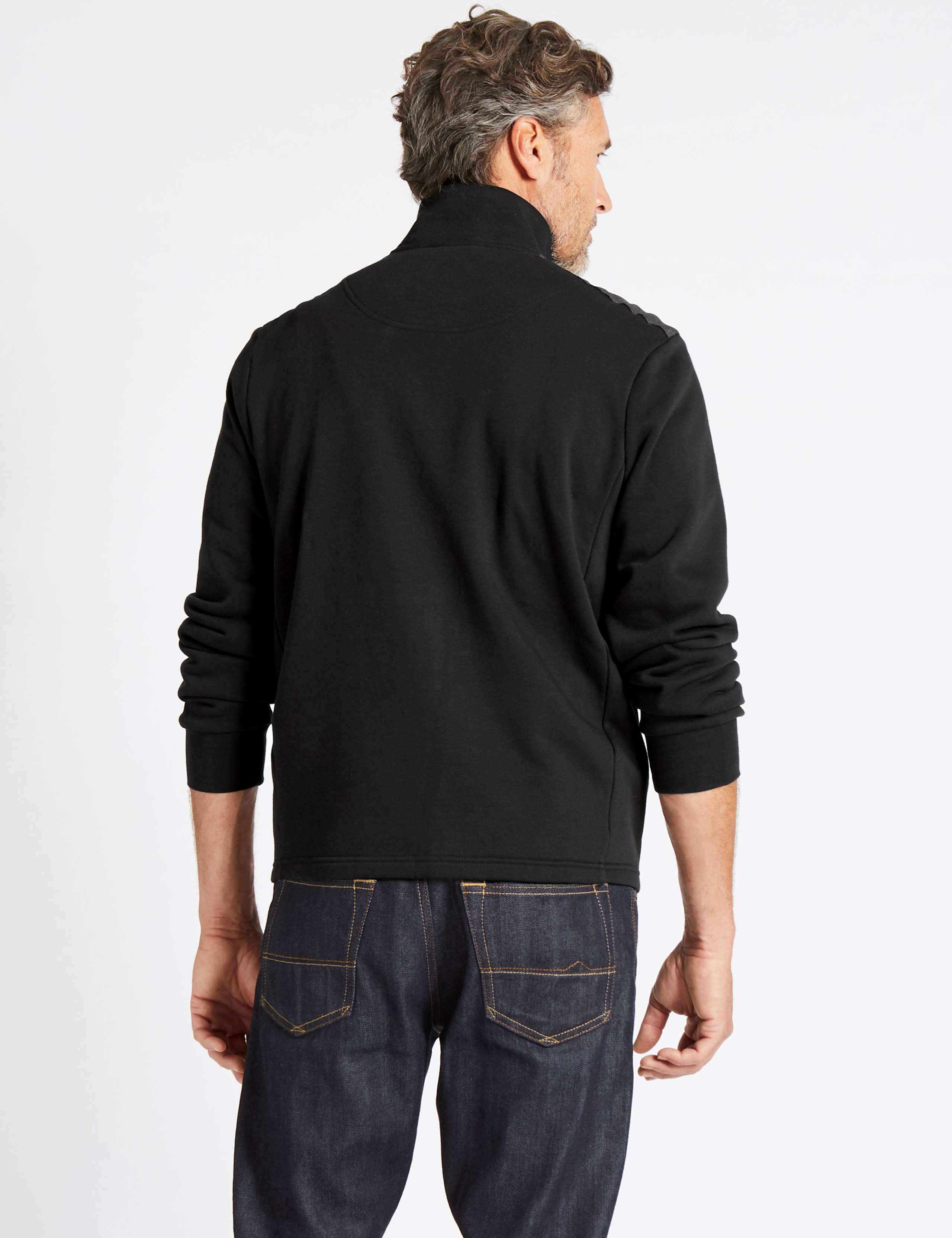 Cotton Rich Funnel Neck Zip Through 4 of 5