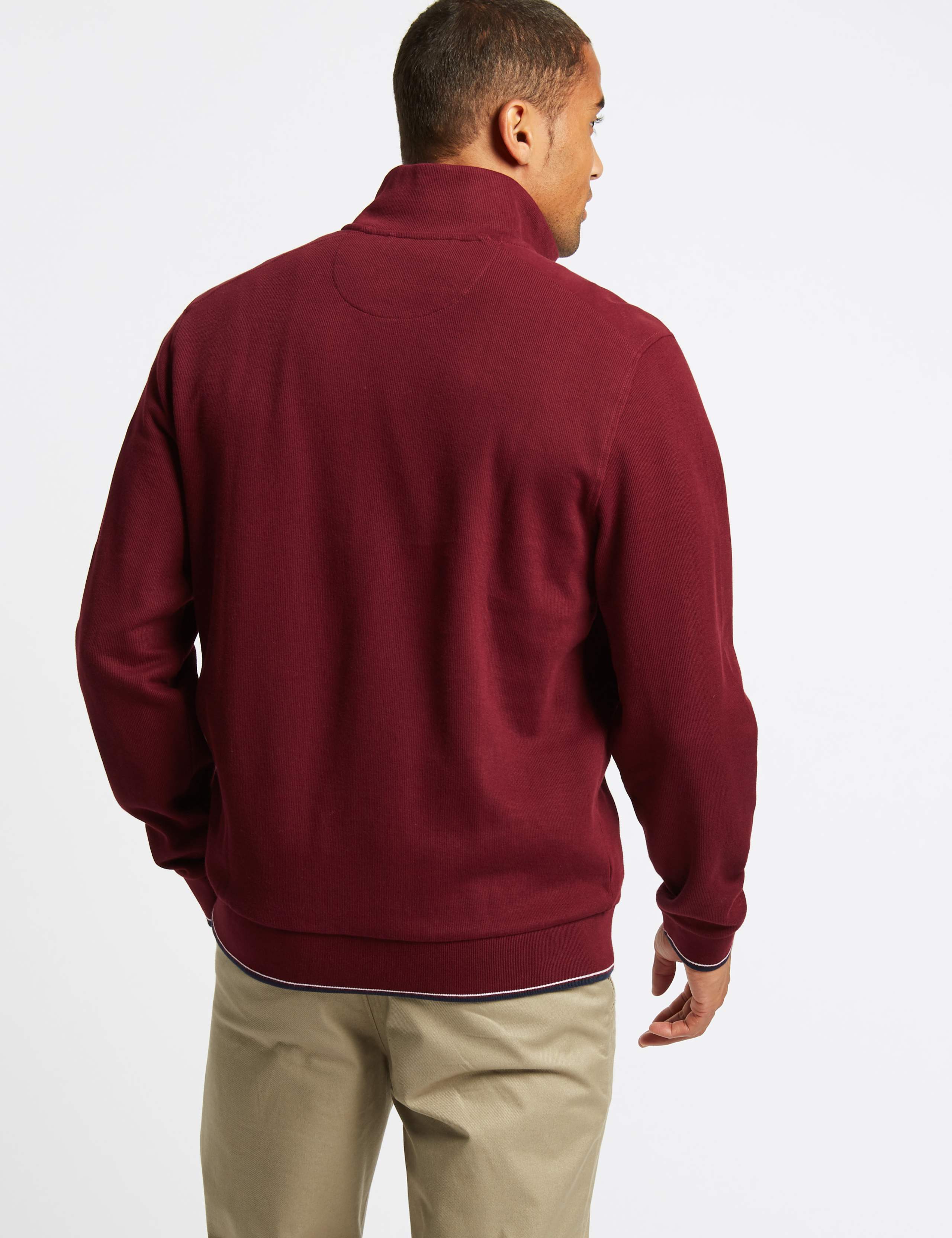 Pure Cotton Half Zip Top 4 of 5