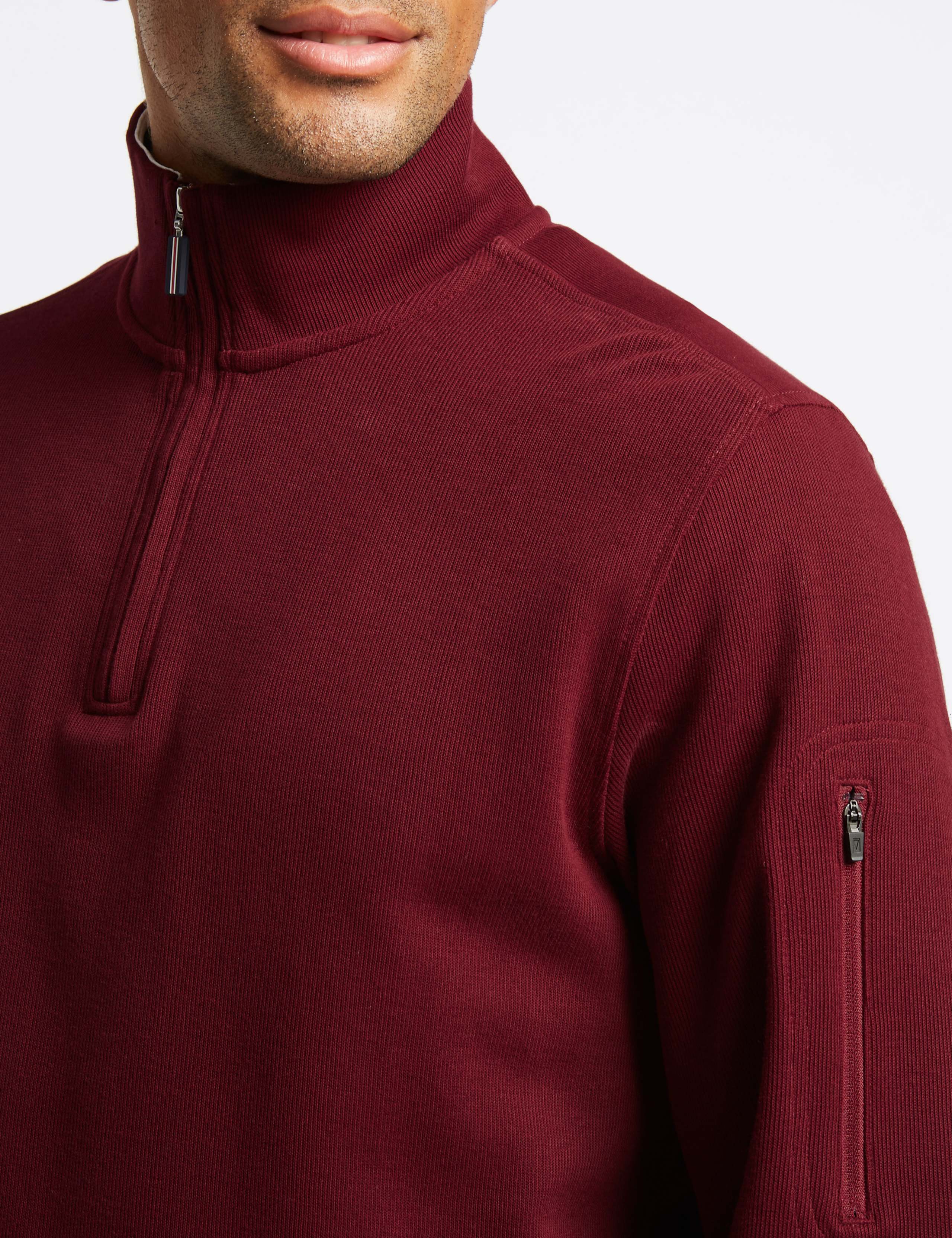 Pure Cotton Half Zip Top 5 of 5