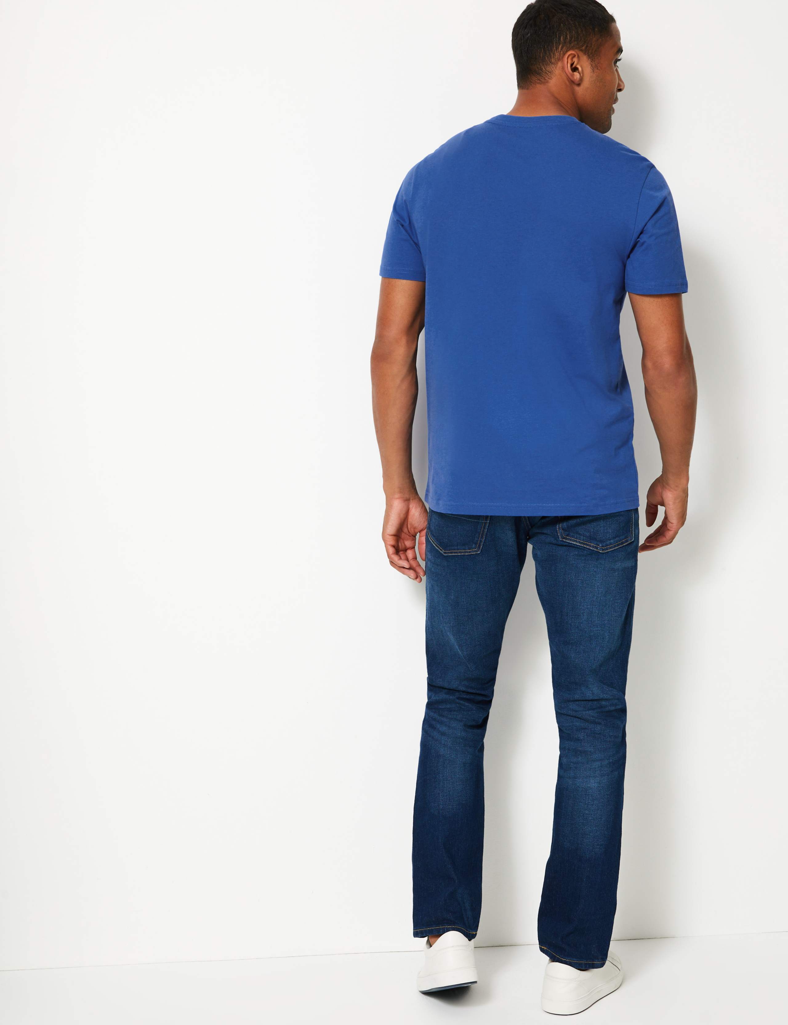 Pure Cotton Super Dad Print T-Shirt 4 of 4