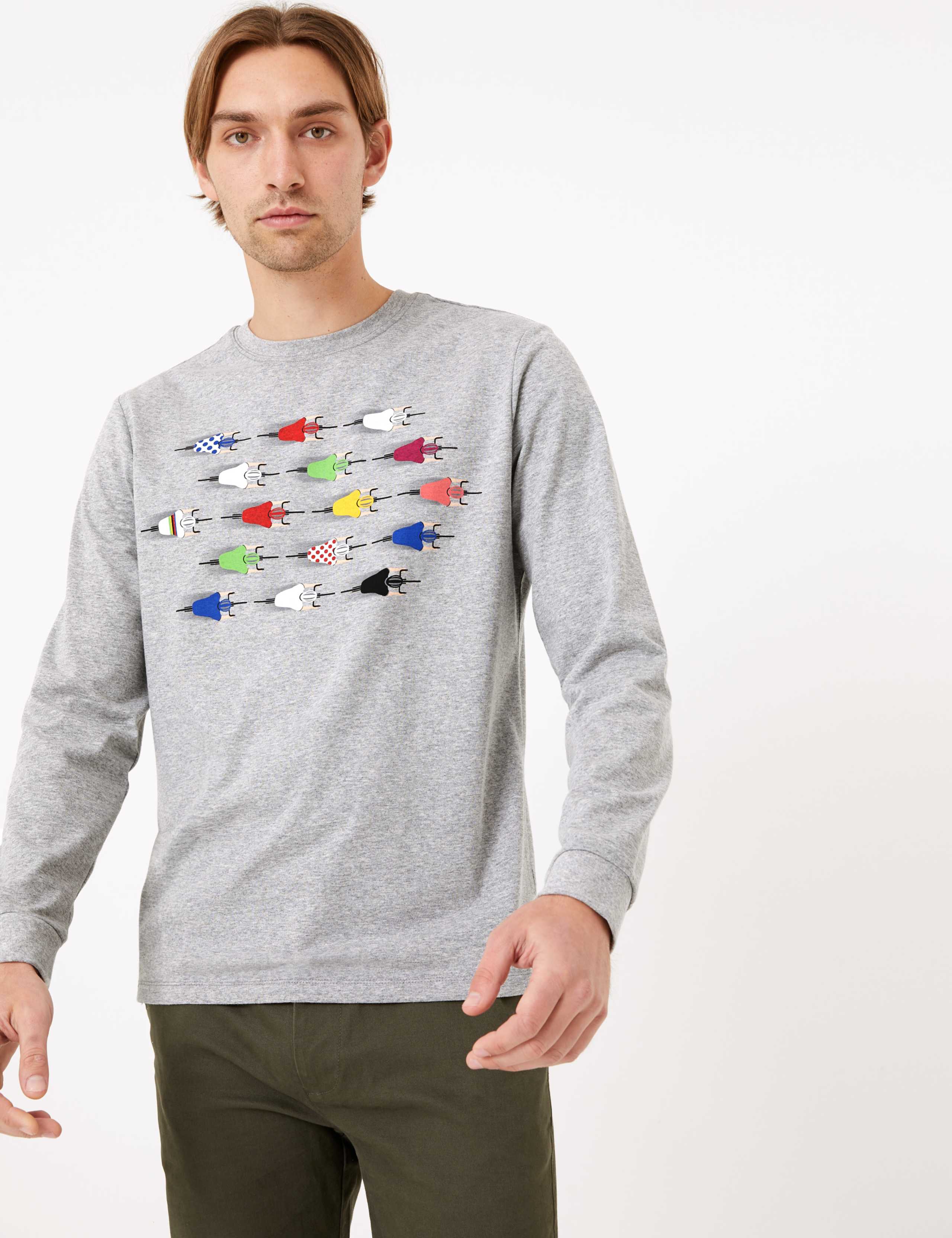 Racing Bikes Design Long Sleeve T-Shirt 1 of 4