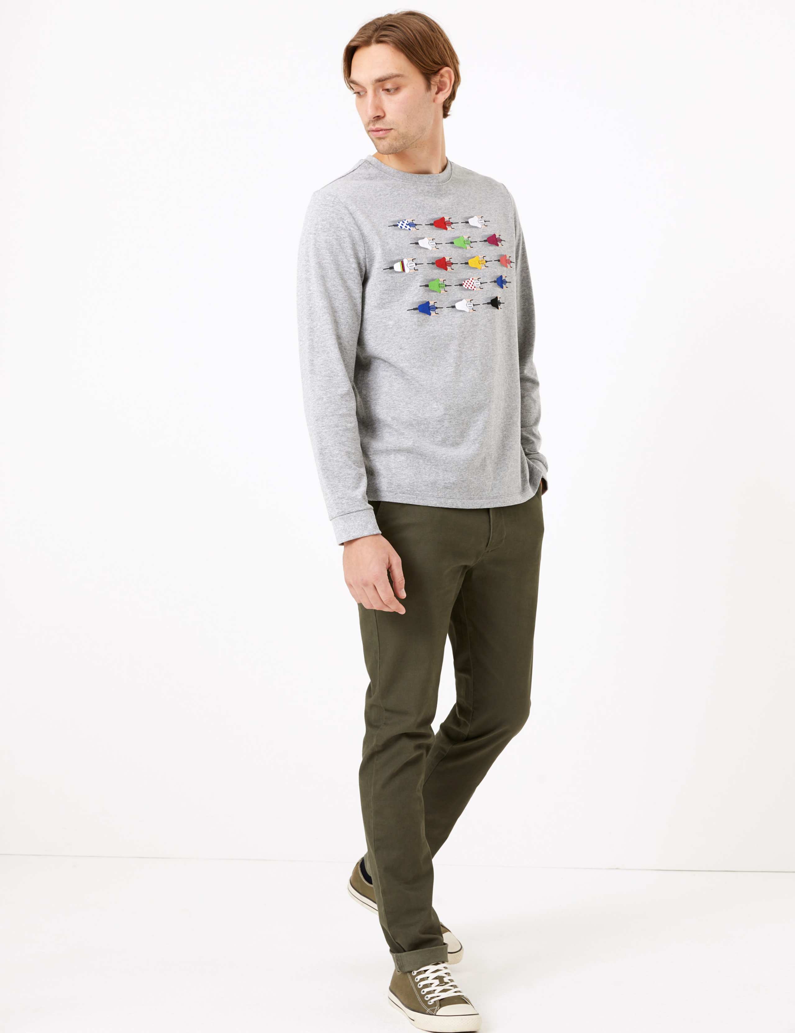 Racing Bikes Design Long Sleeve T-Shirt 3 of 4