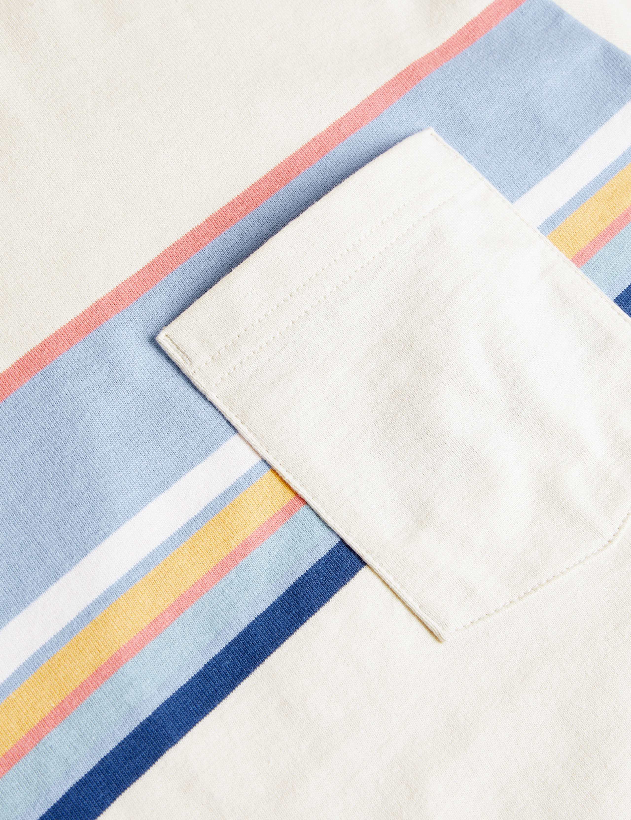 Pure Cotton Striped Heavy Weight T-Shirt 3 of 3