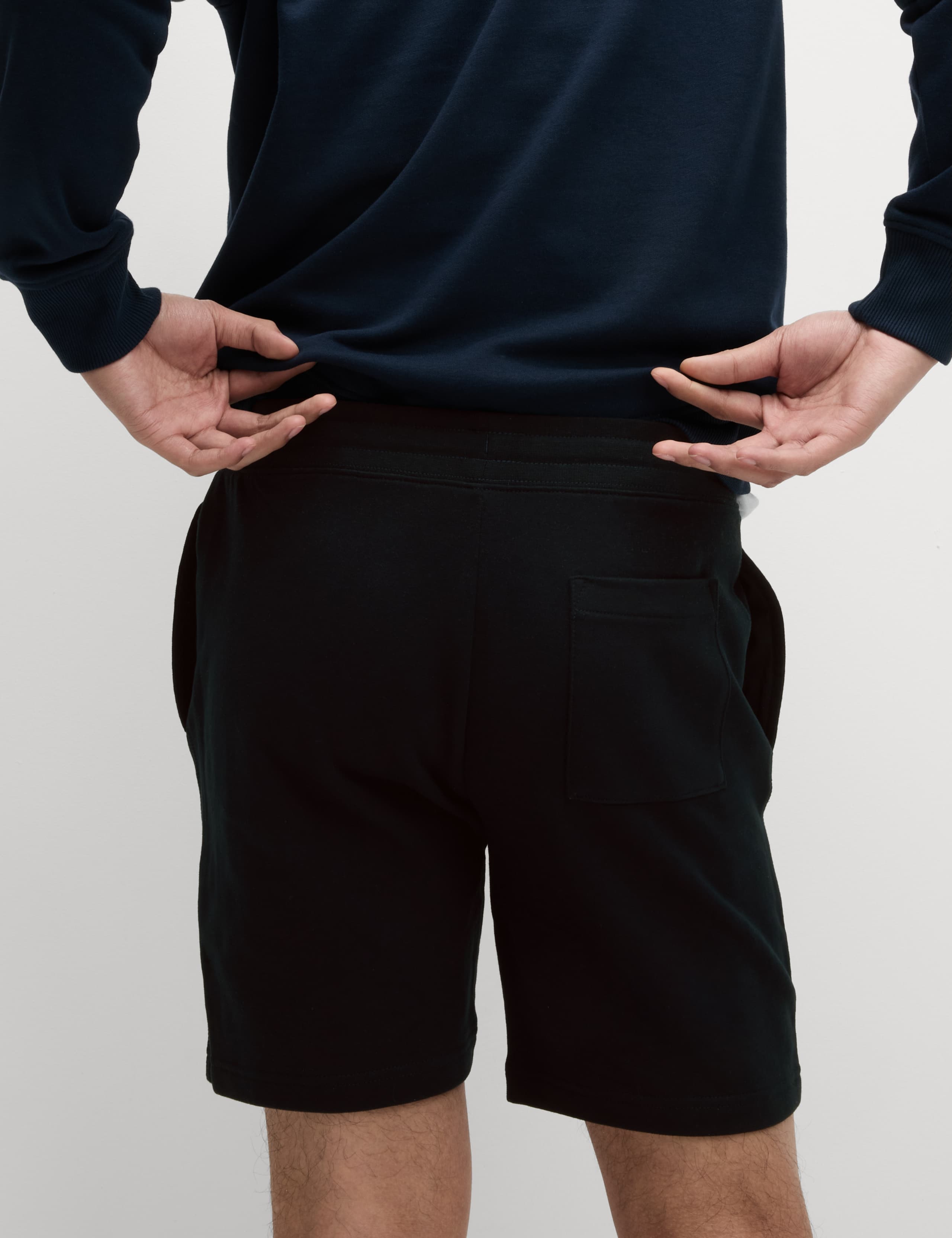 Pure Cotton Drawstring Jersey Shorts 7 of 7
