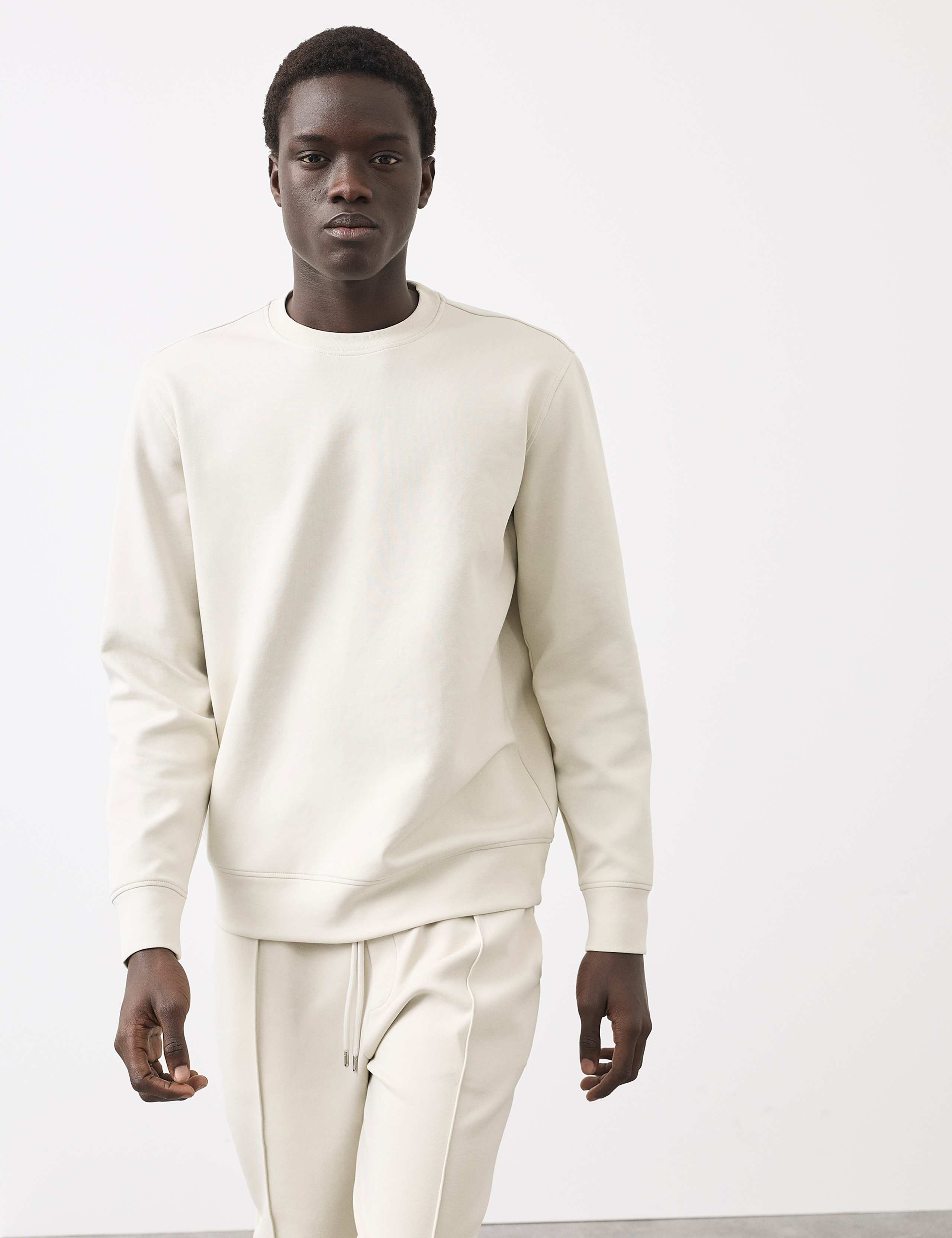 Cotton Rich Crew Neck Sweatshirt 1 of 7