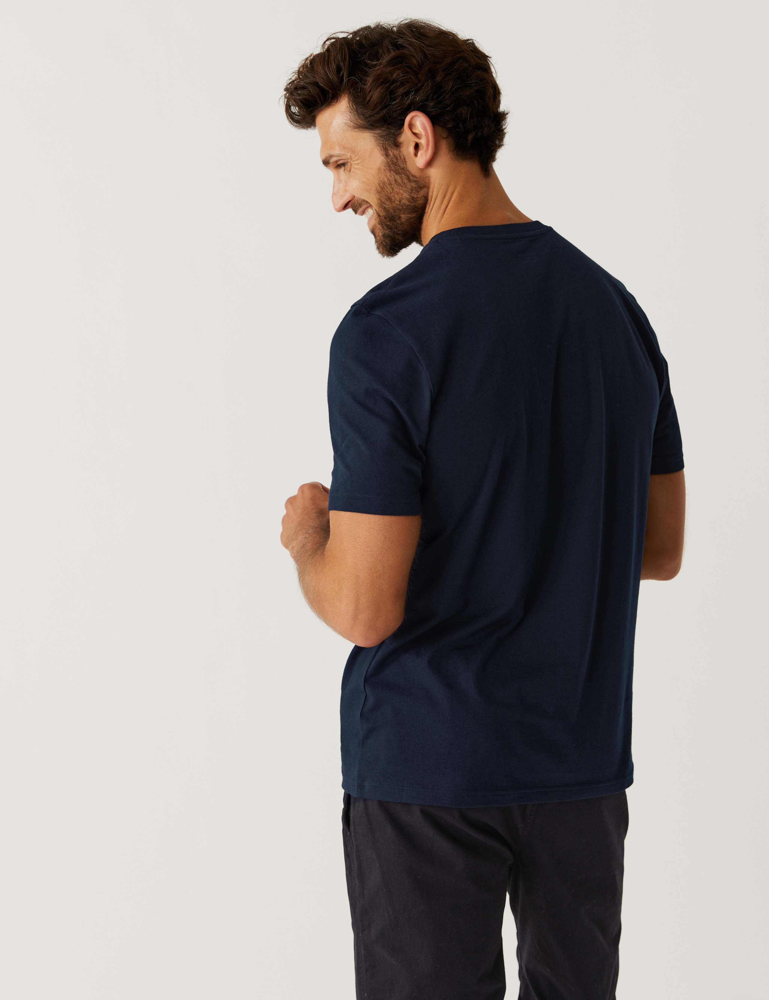 Men's Pure Cotton Football Slogan T-Shirt 4 of 5