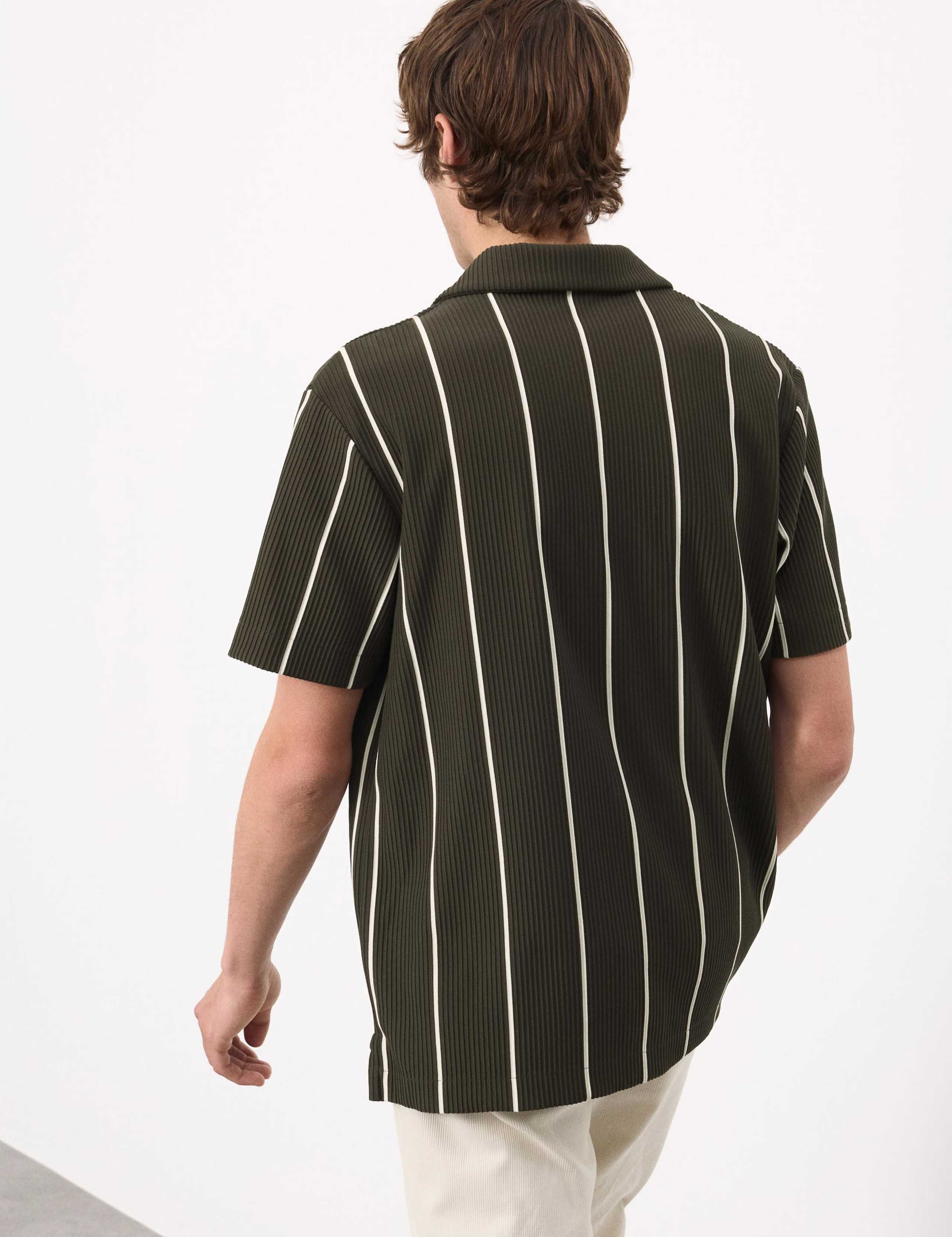 Ottoman Button Through Polo Shirt 5 of 7