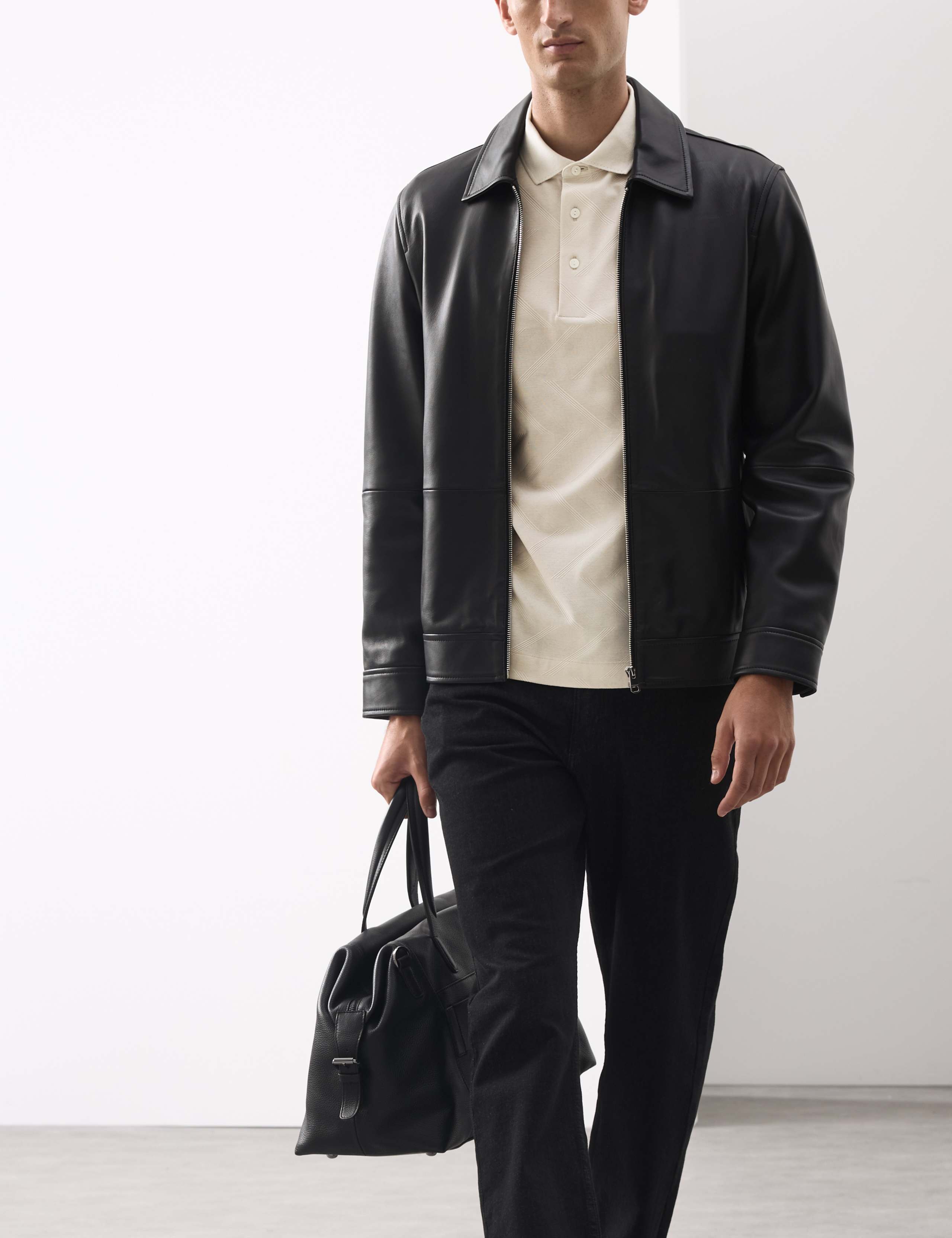 Pure Cotton Geometric Print Polo Shirt 4 of 6