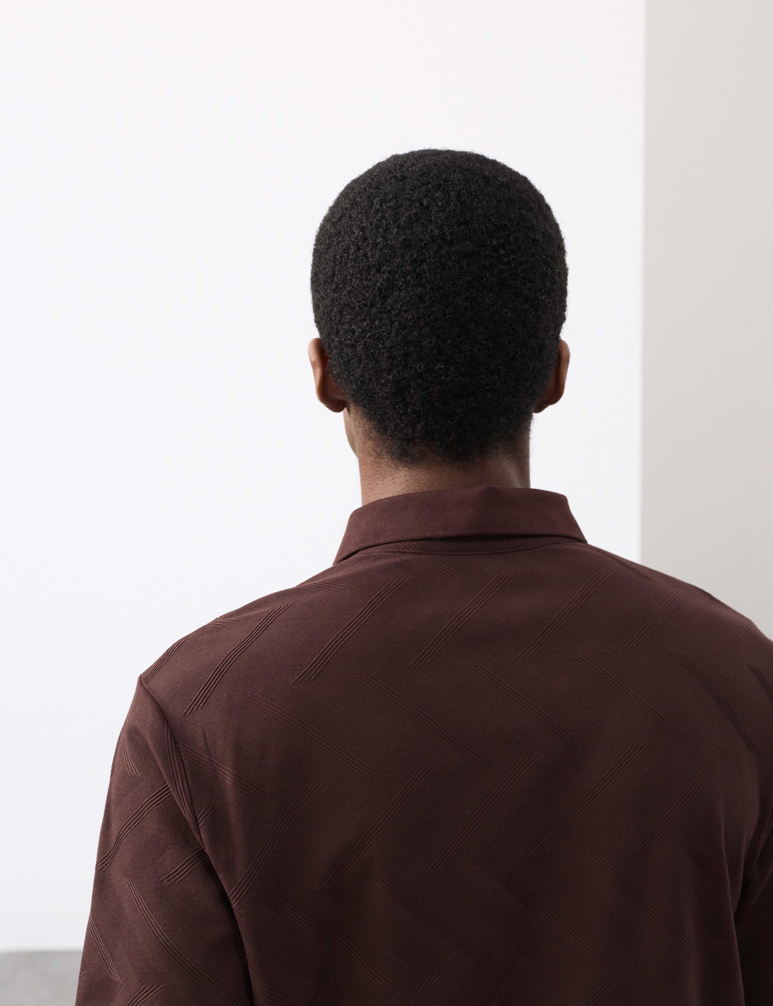 Pure Cotton Geometric Print Polo Shirt 4 of 7