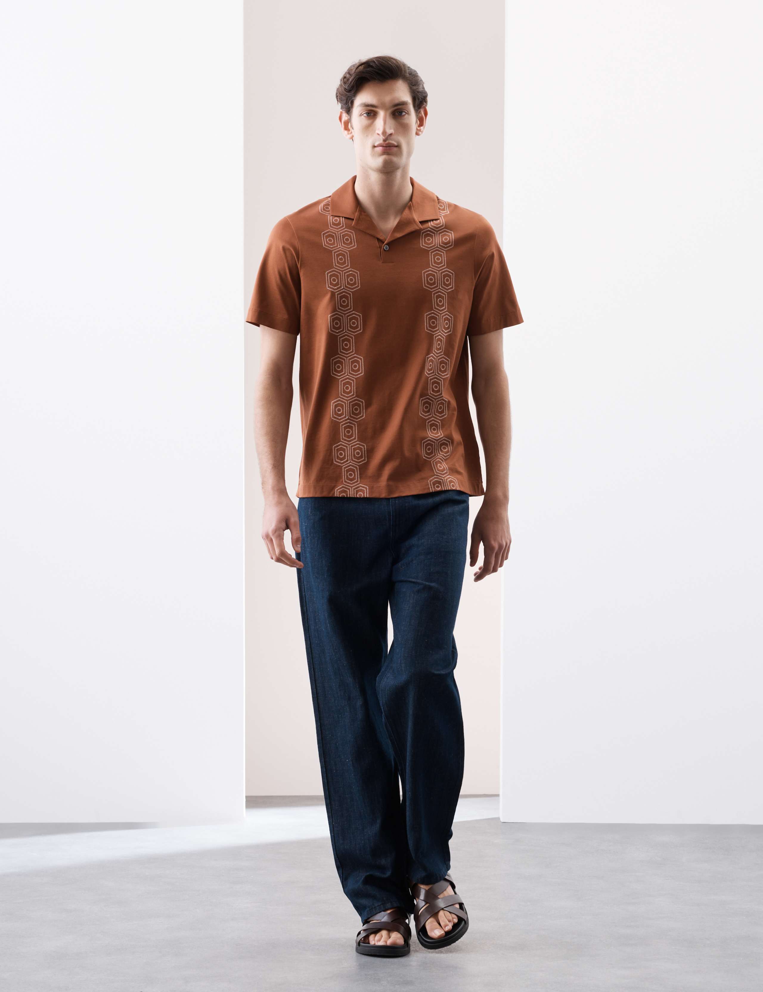 Pure Supima® Cotton Embroidered Polo Shirt 4 of 7