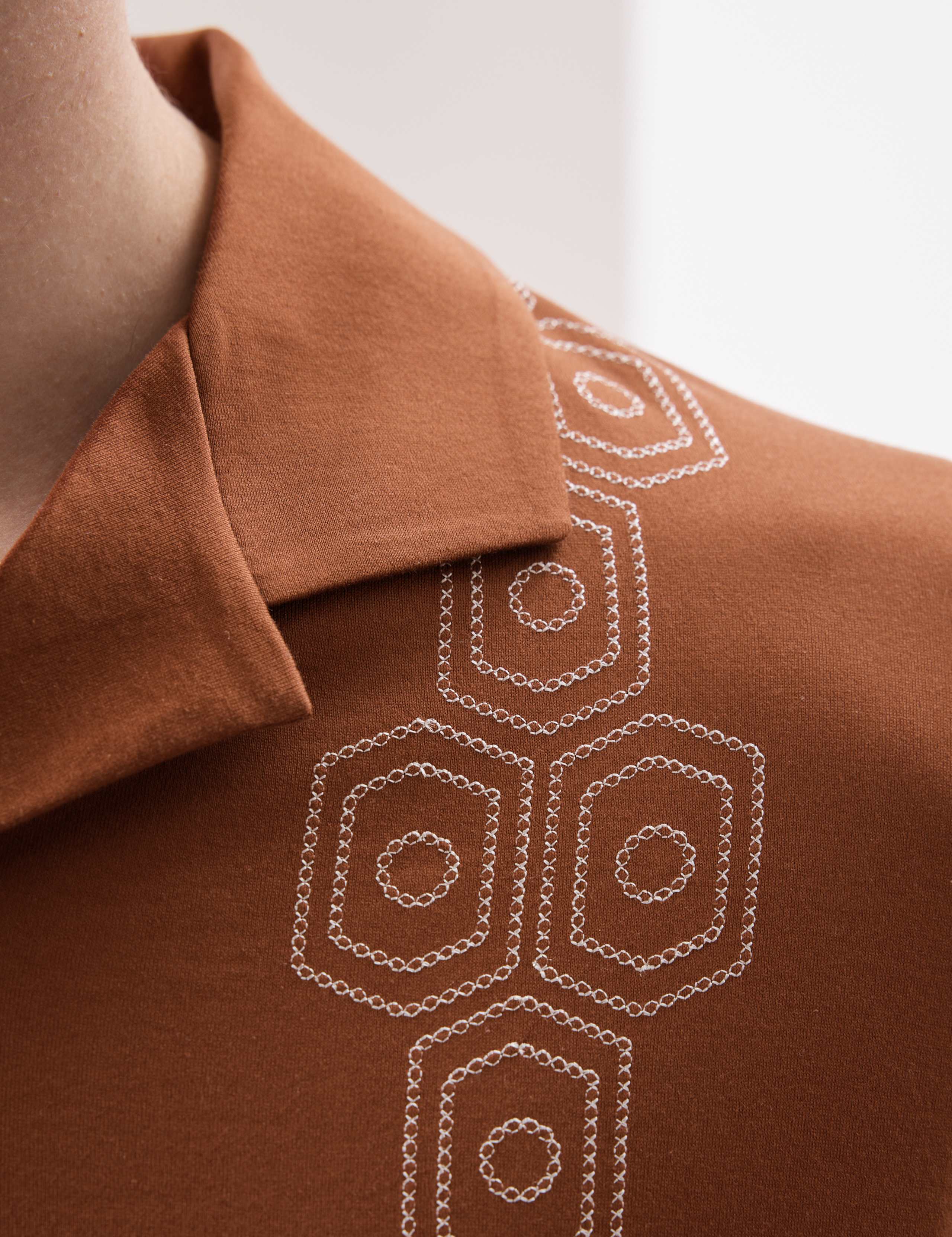 Pure Supima® Cotton Embroidered Polo Shirt 7 of 7